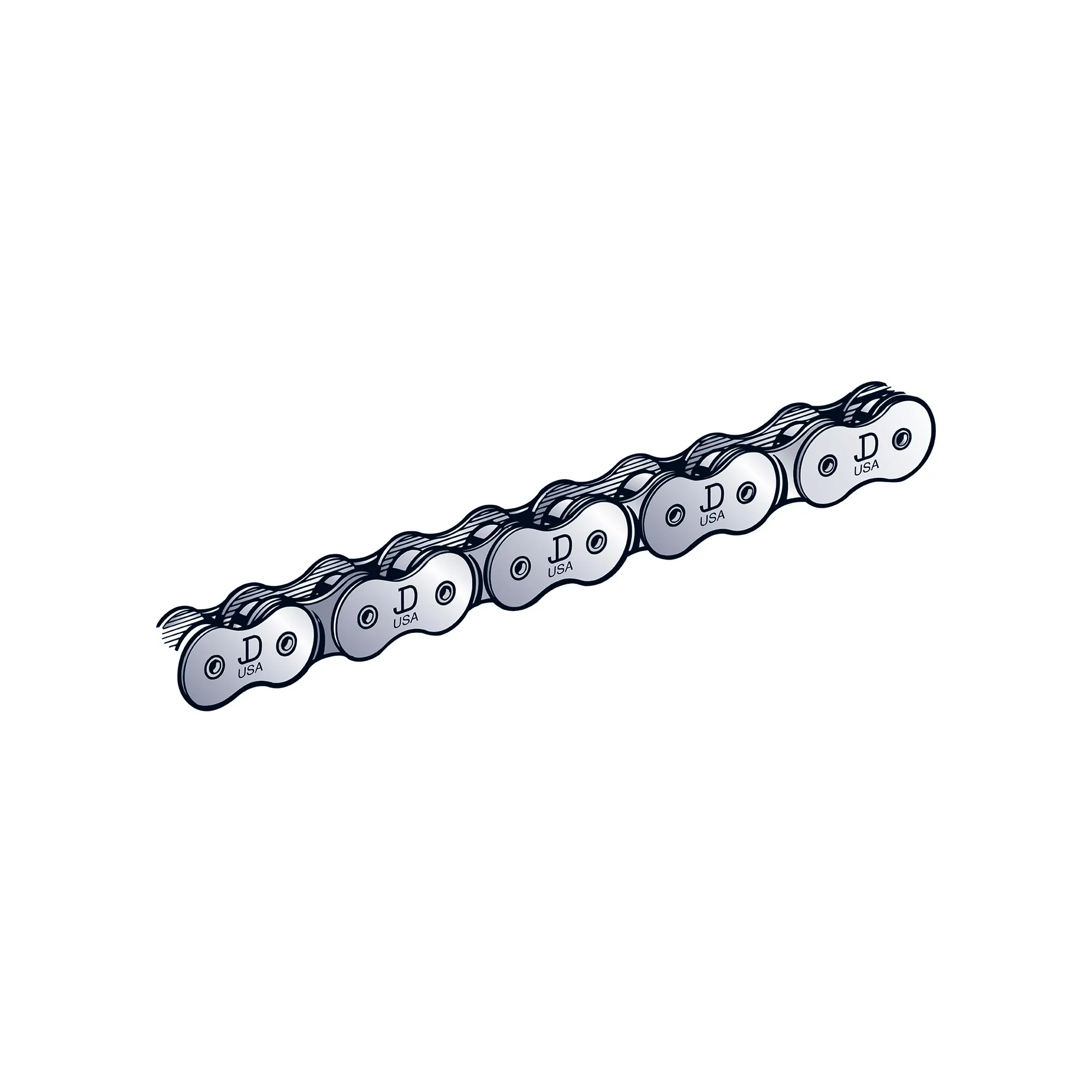 CHAIN-ROLLER #50-10 FT 5/8 P-USA