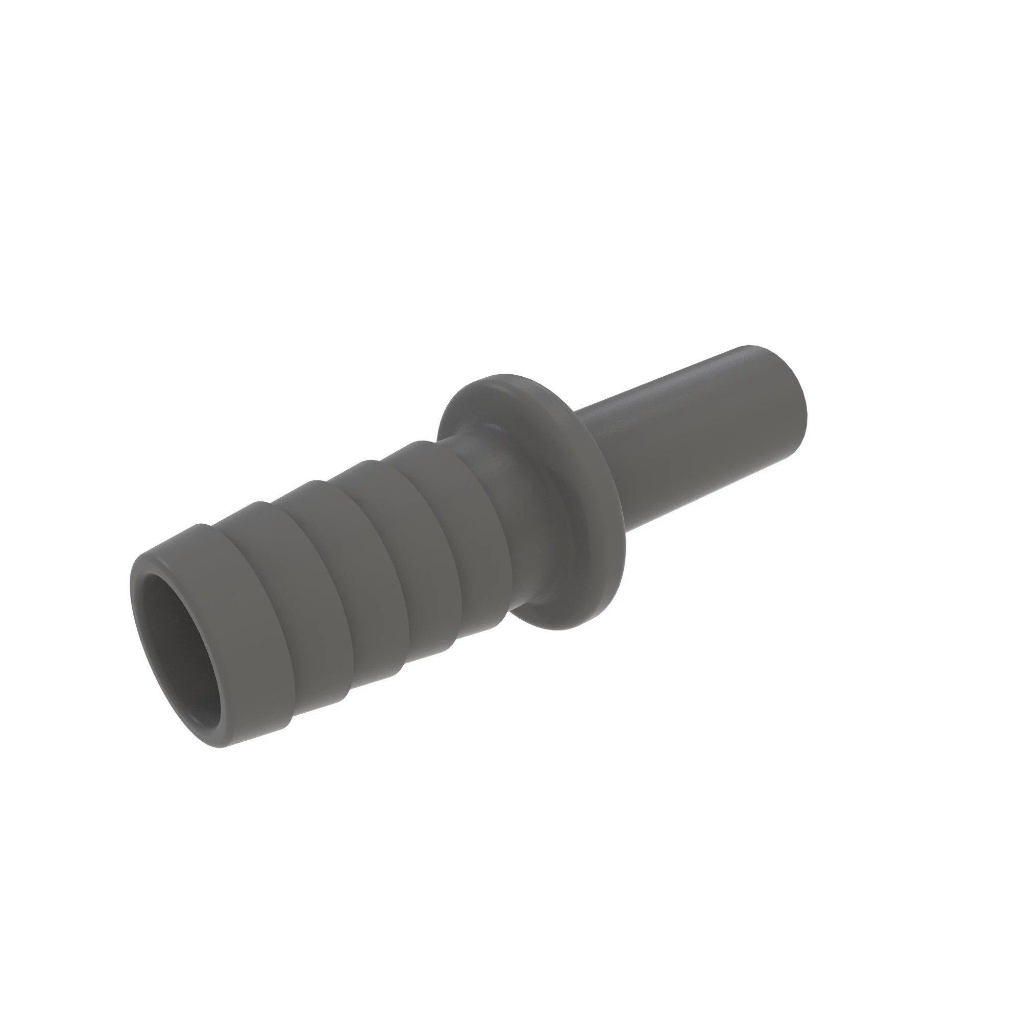 HOSE FITTING, 1/2" BARB X 3/8" STEM