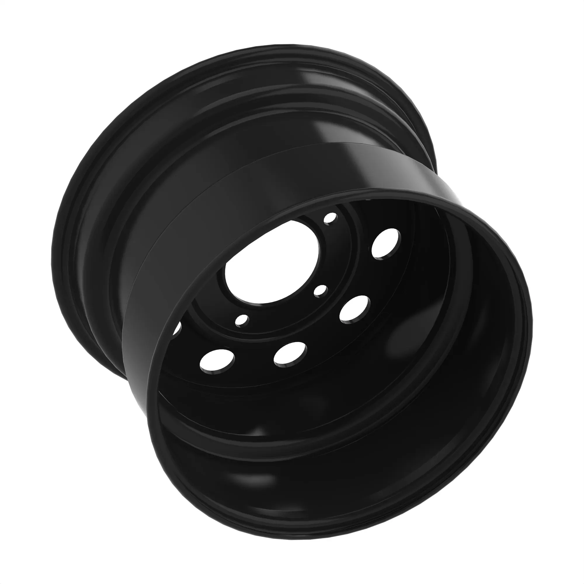 WHEEL, 12X8 O-WINDOW (BLACK)