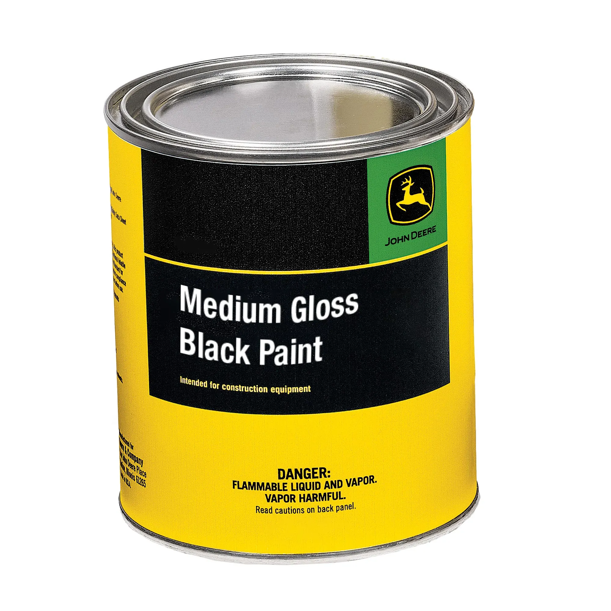John Deere Medium Gloss Black Paint, 3.78 Liter (1 Gallon) - TY25632