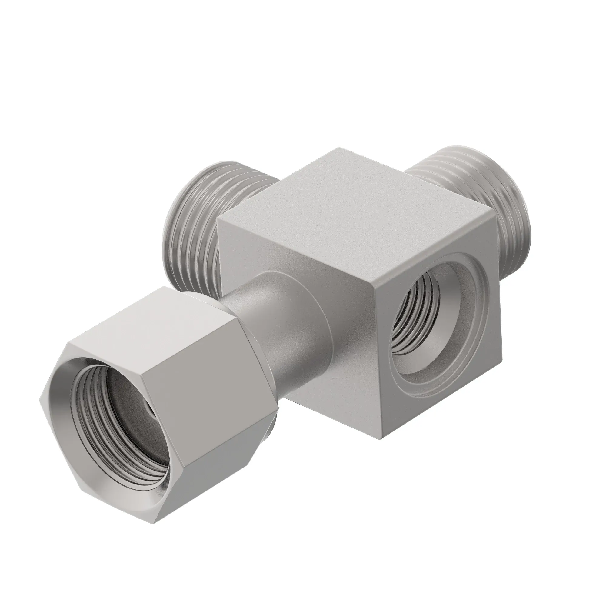 John Deere Special Swivel Run Tee Fitting - RE325608