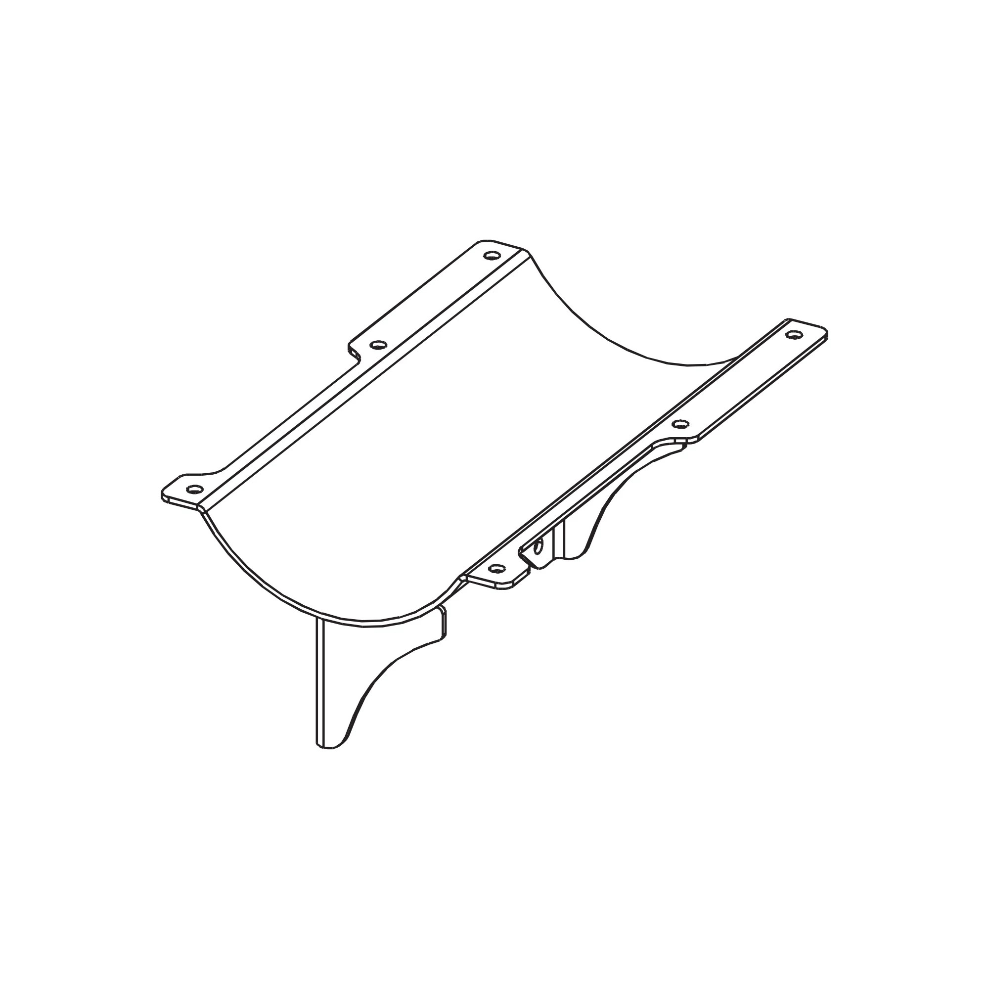 SUPPORT, MUFFLER (200DLC) 0531
