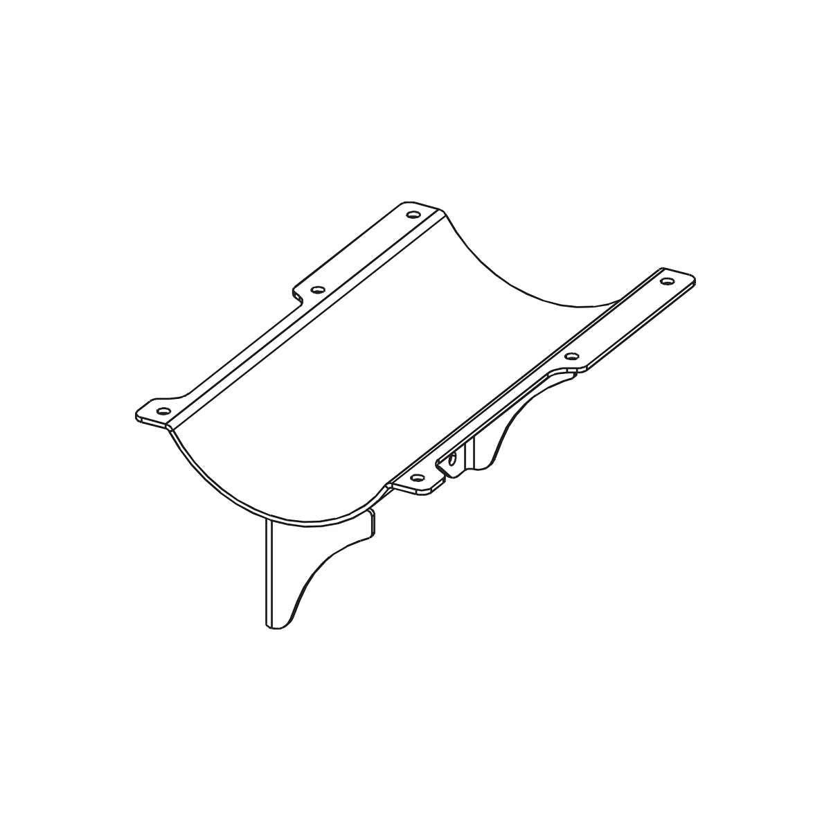 Support, Muffler (200DLC) 0531