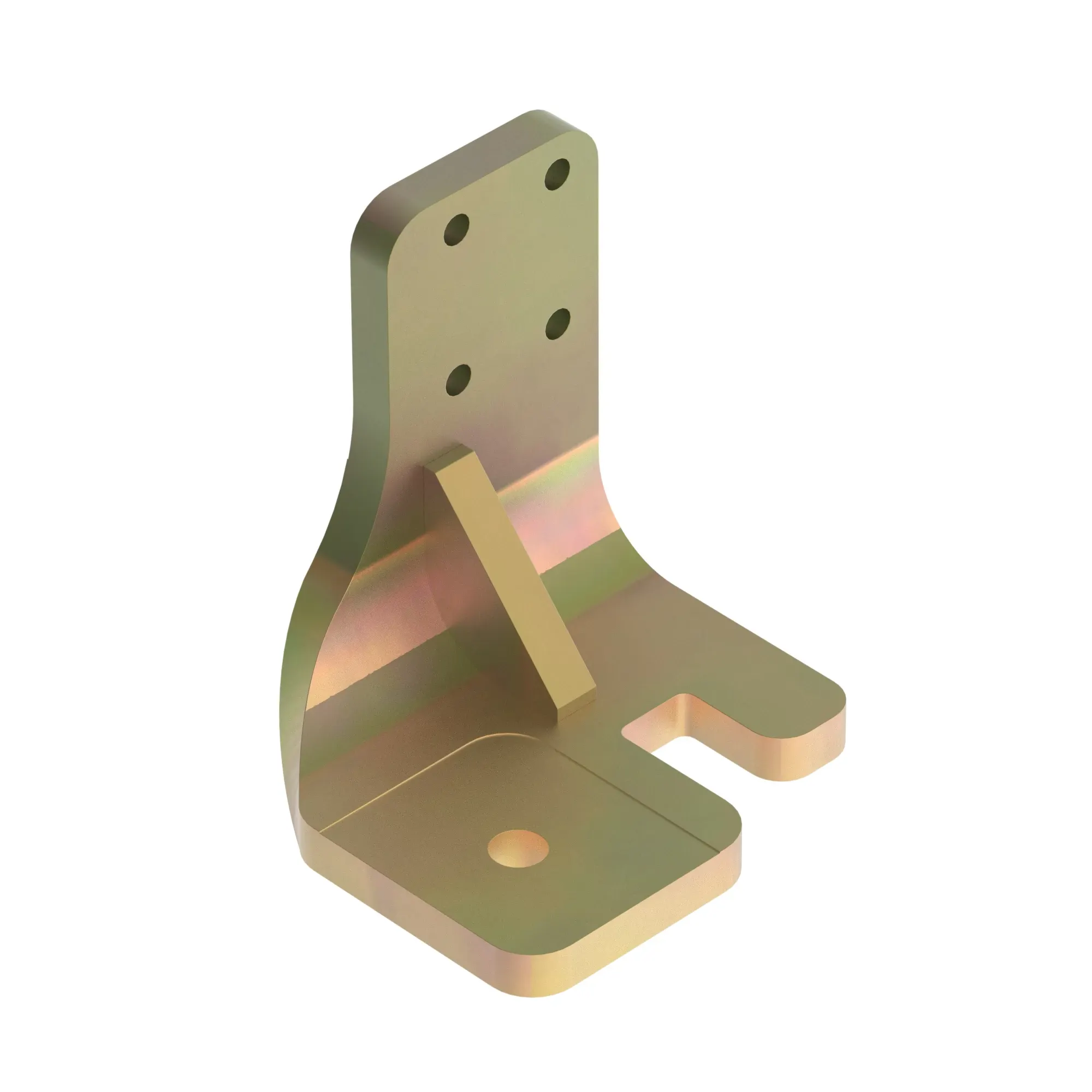 John Deere Engine Mounting and Isolator Bracket - F636252