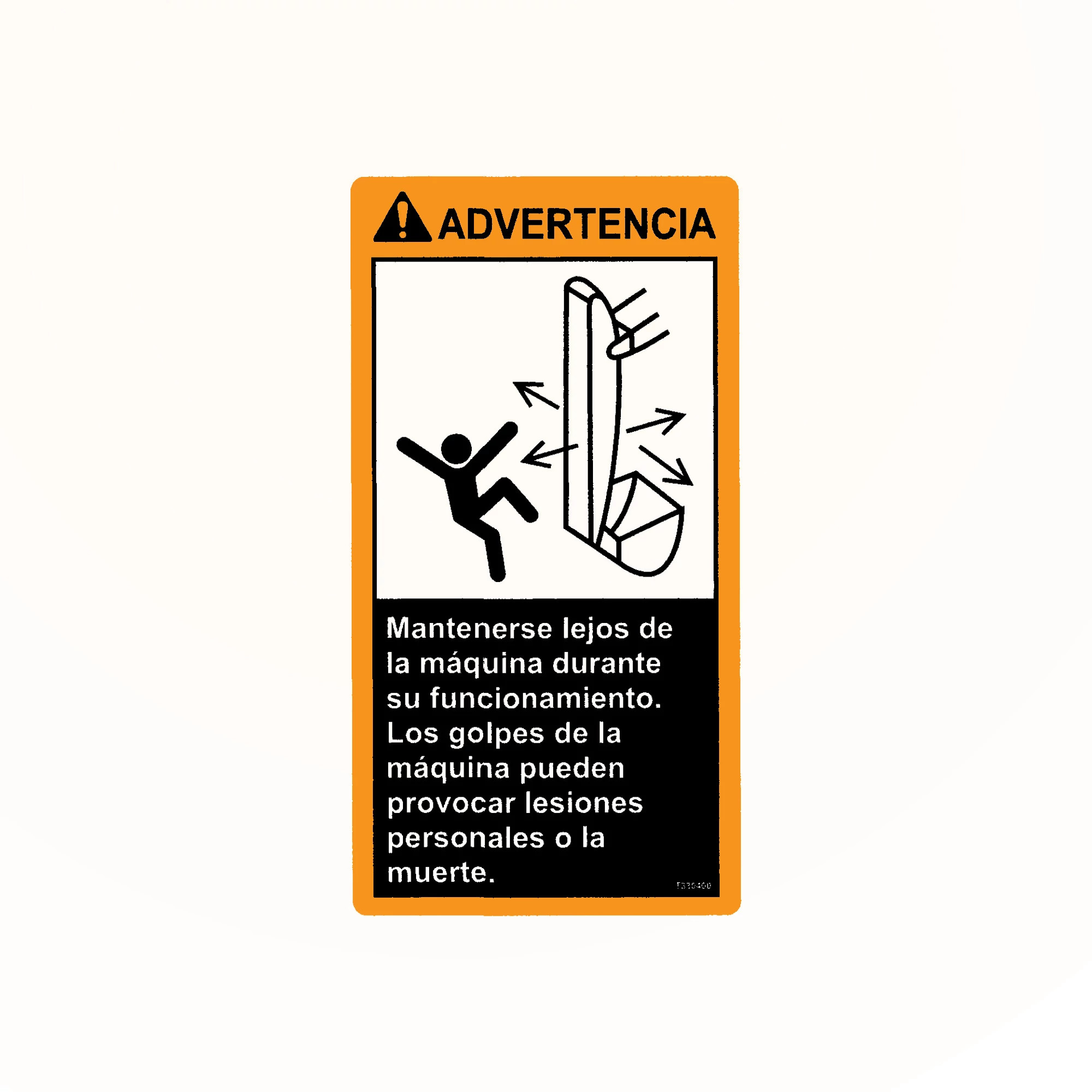 DECAL, ARM OPERATION WARNING
