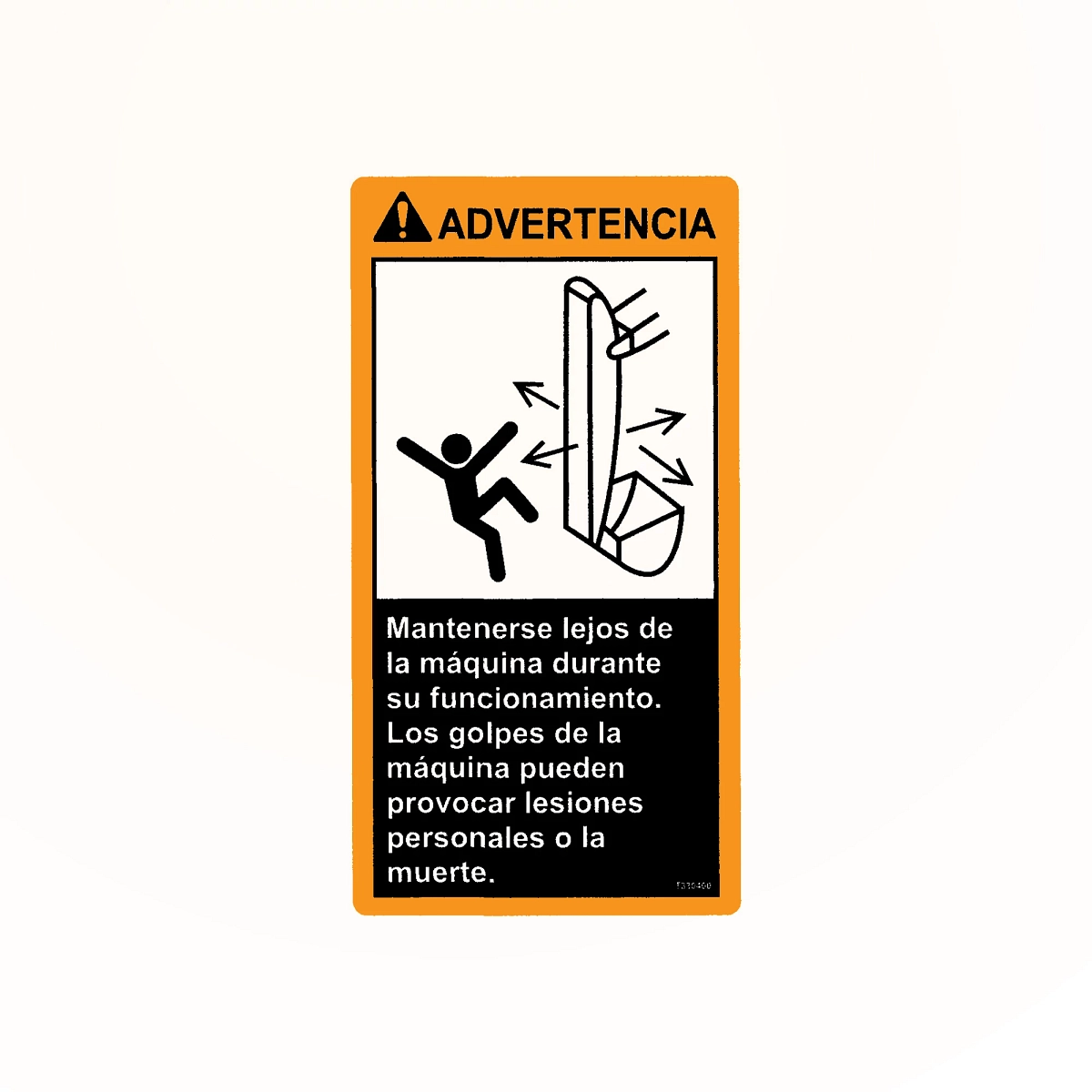 Decal, Arm Operation Warning