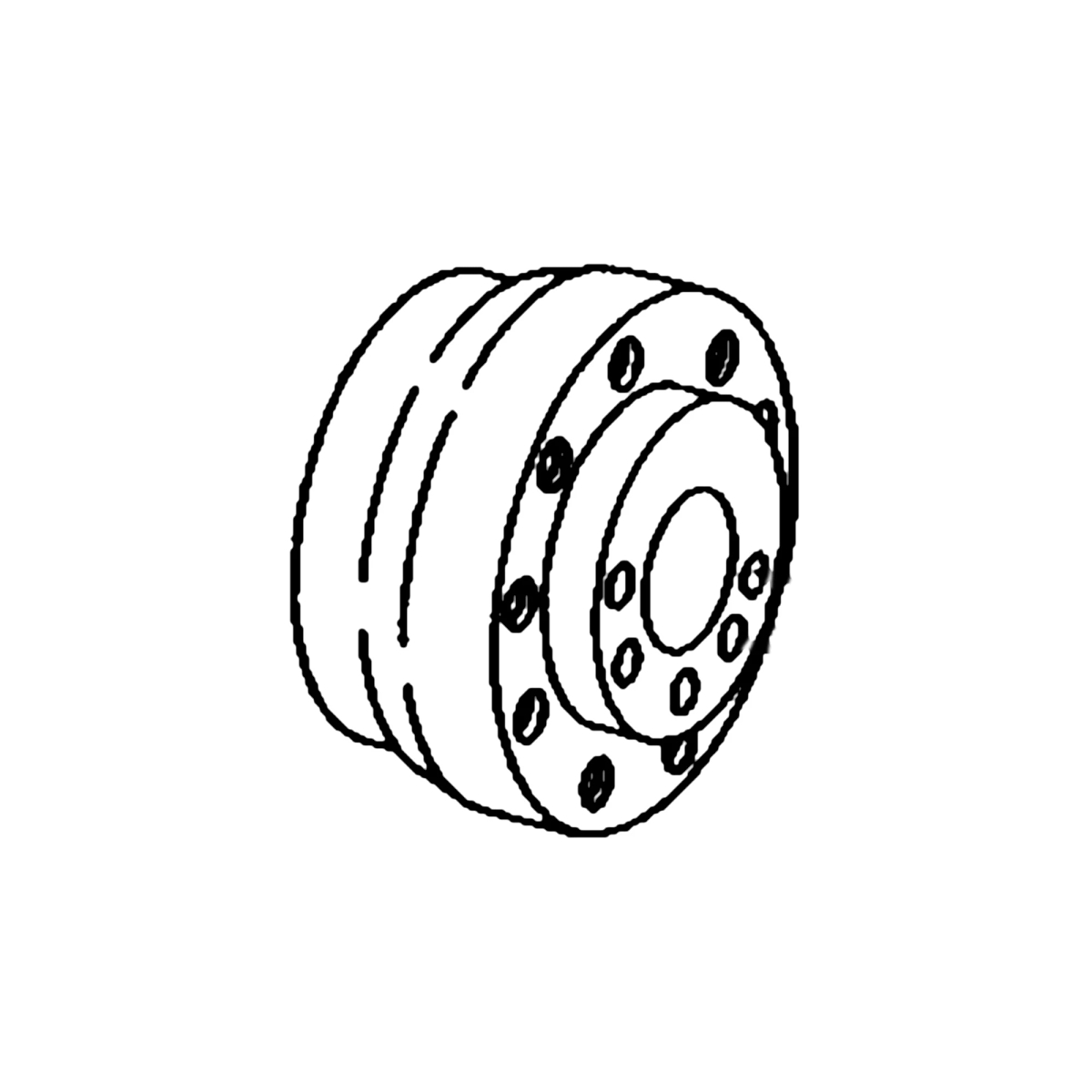 HUB, DRIVE WHEEL