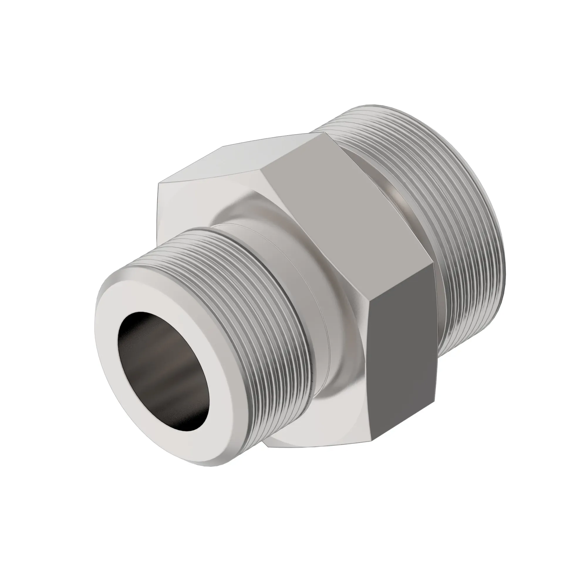 STUD STRAIGHT, ORFS W/METRIC HEX