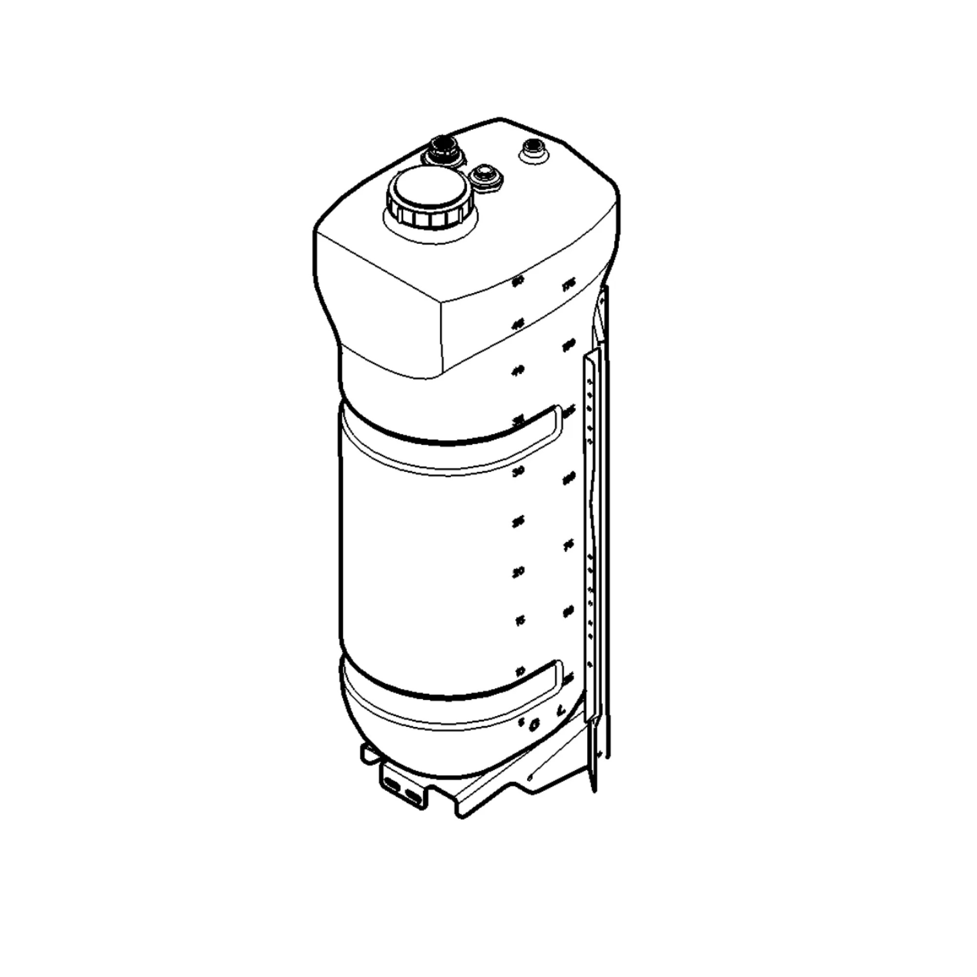 John Deere Direct Injection High Volume Pump Tank - BN400717