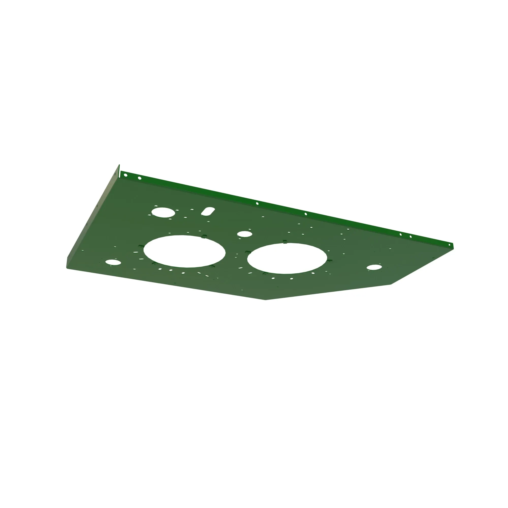 John Deere Left Side Cleaner Frame Sheet - AN405146