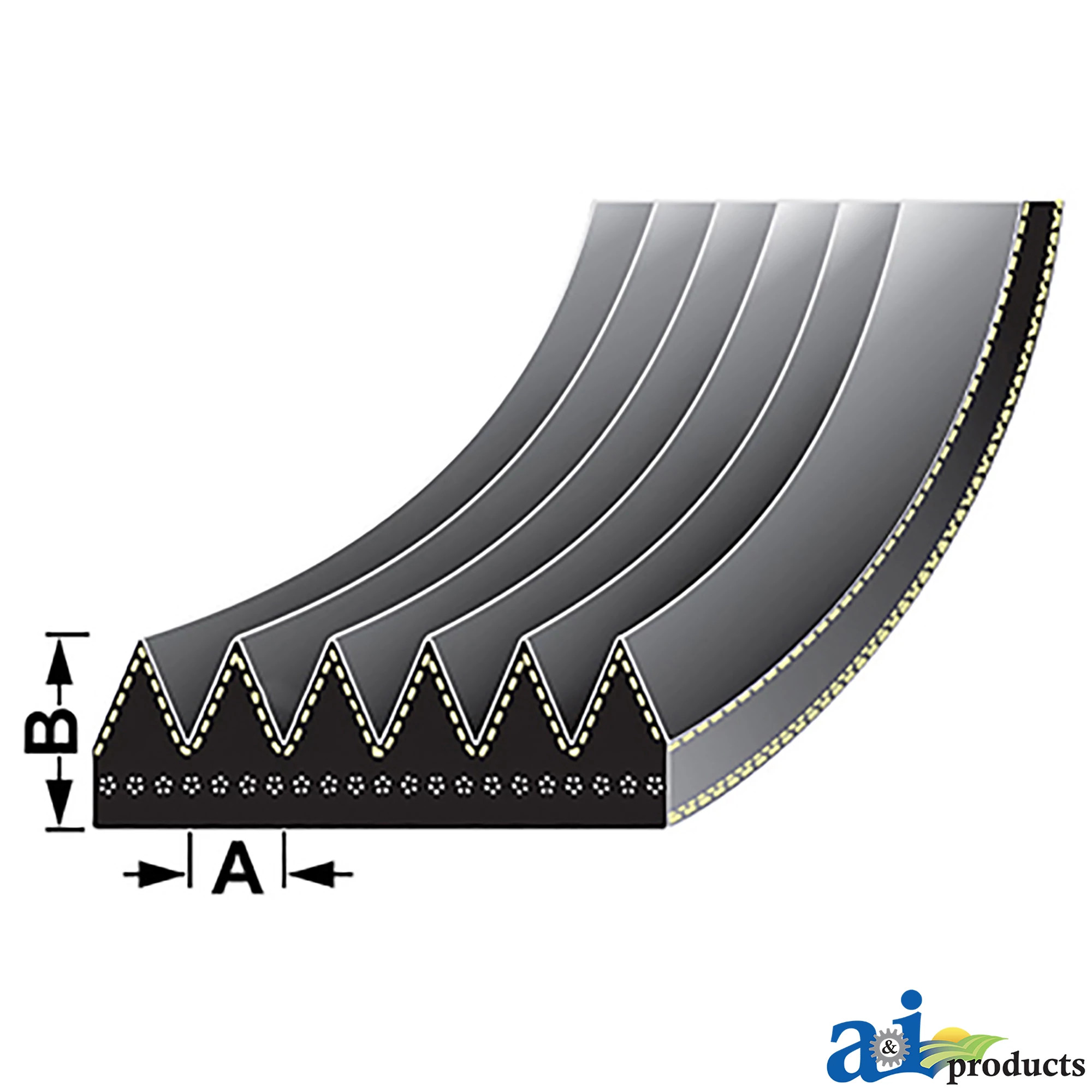 A&I Products V-Belt - A-L110600