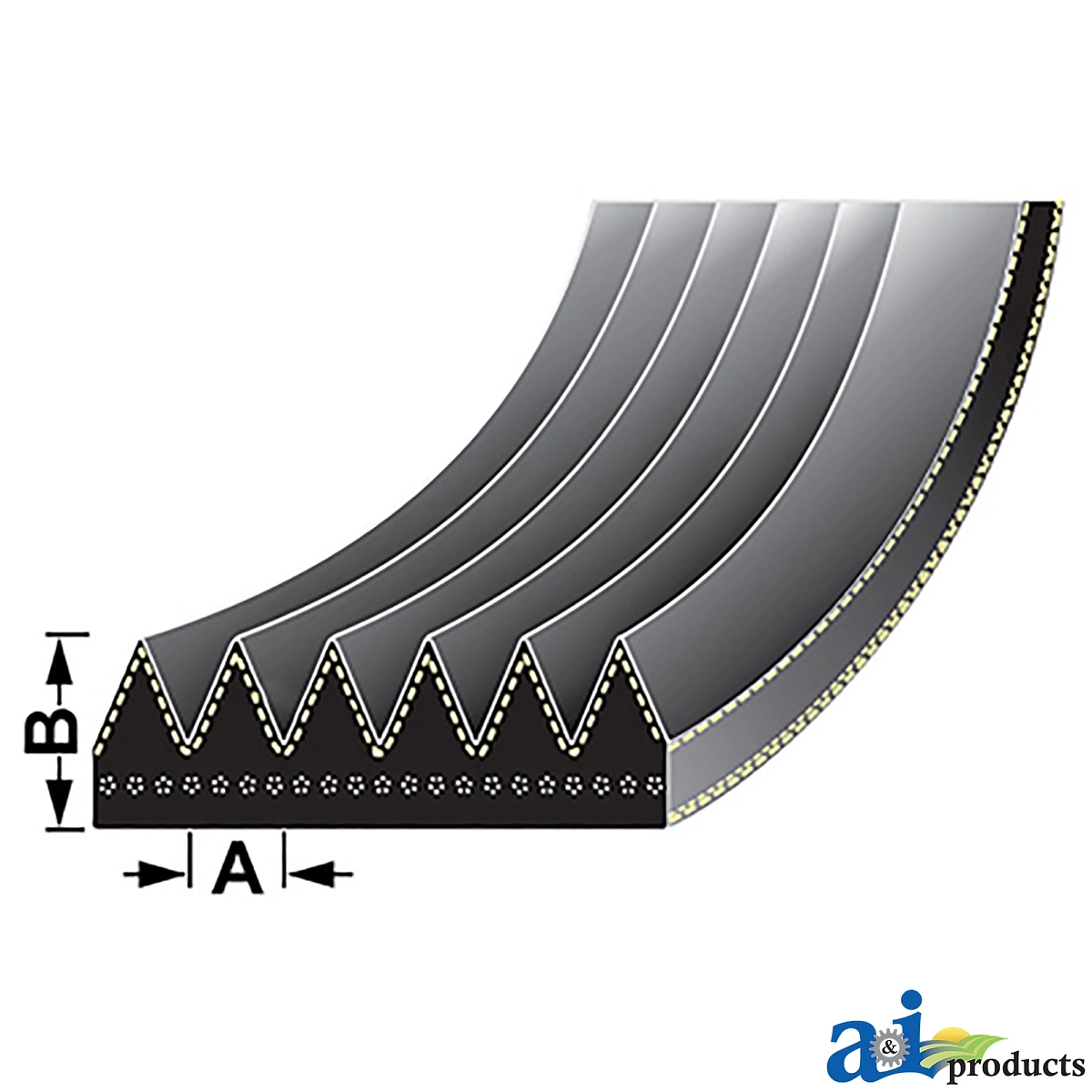 A&I Products V-Belt - A-L110600