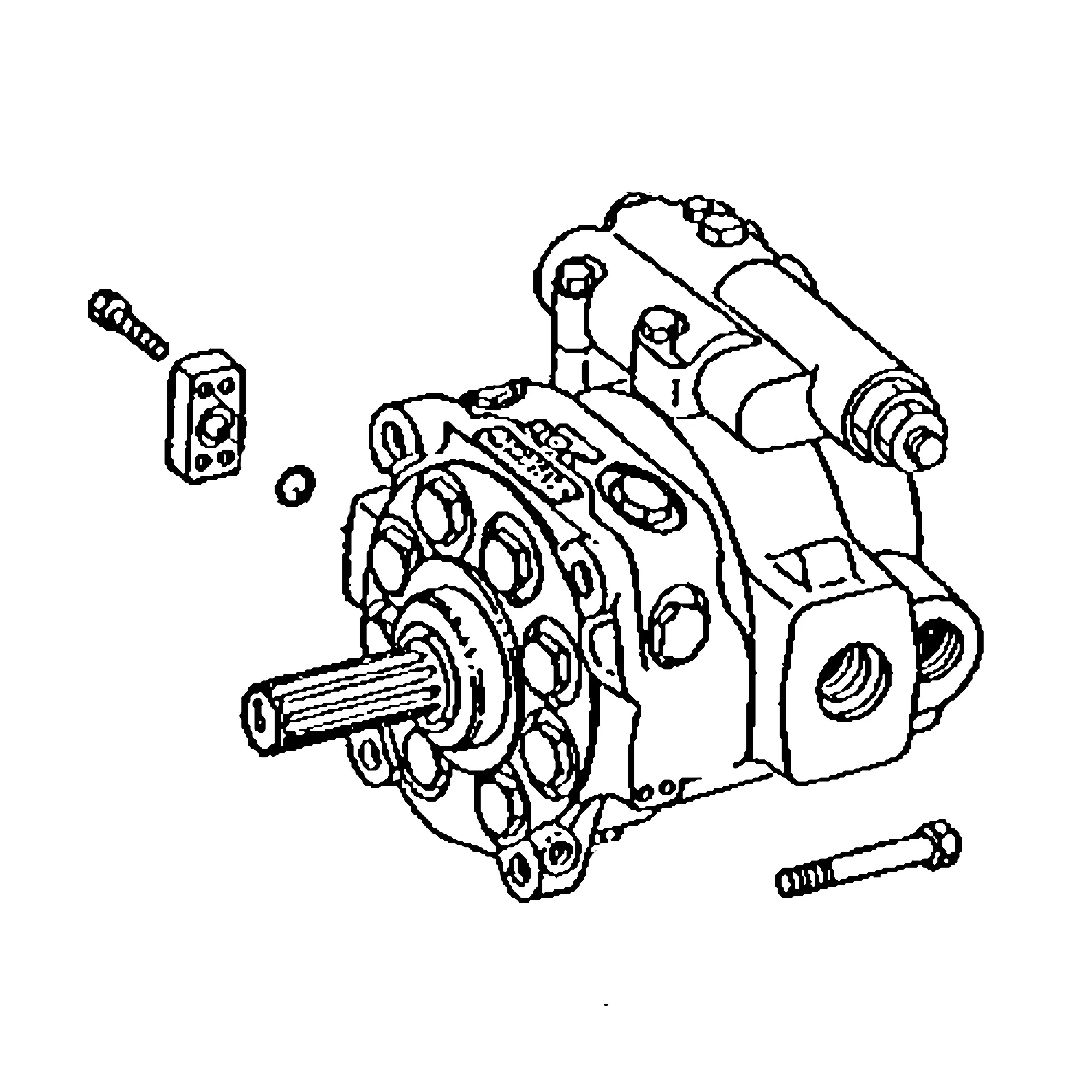 John Deere Hydraulic Pump, 65 cc/rev - RE565679