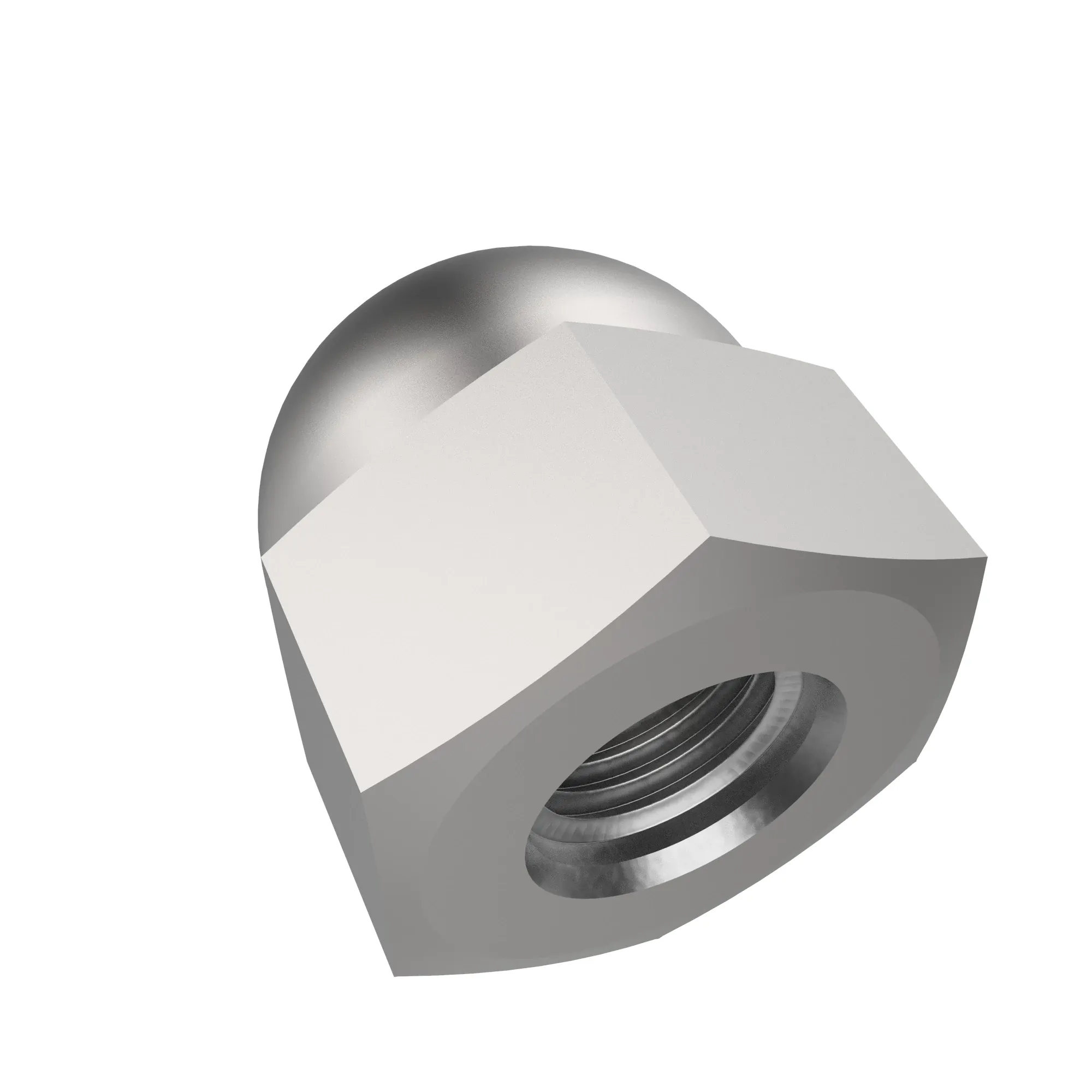 John Deere Hexagonal Crown Nut, 0.190" - 14H1057