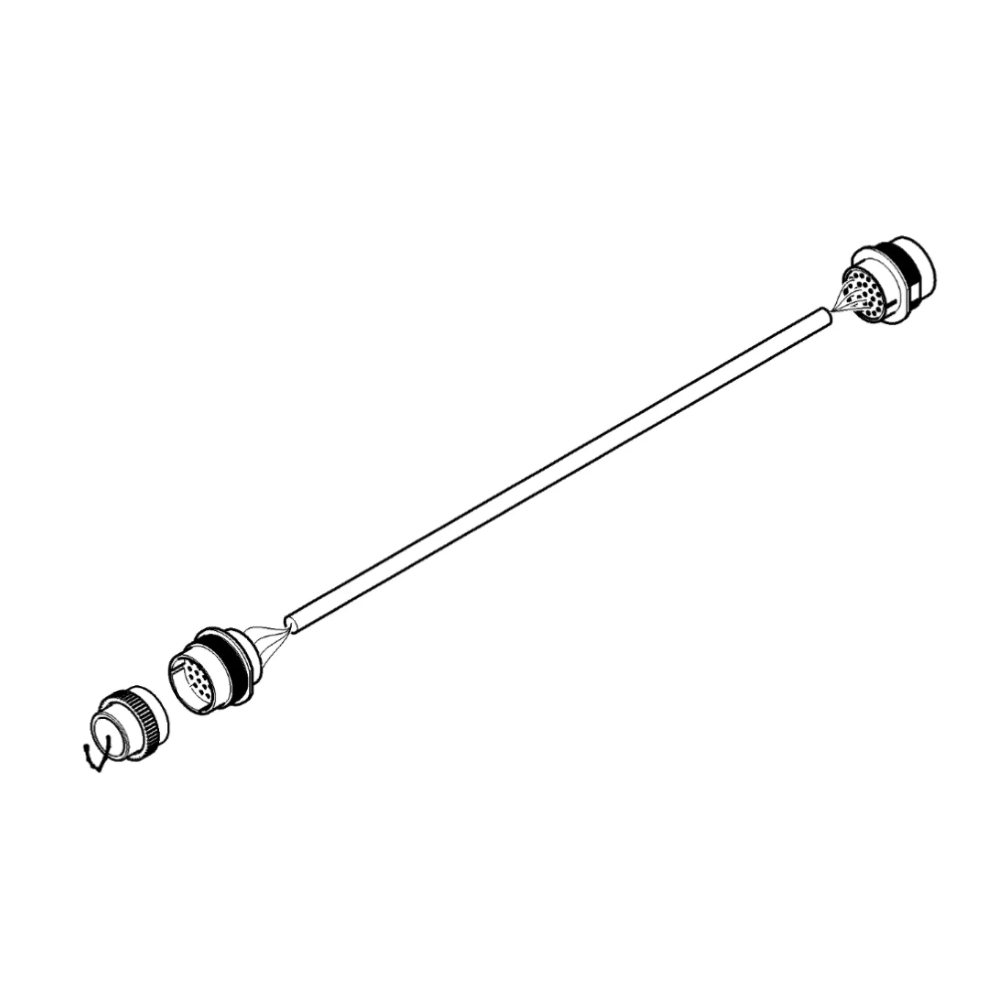 John Deere Right Frame Draft Tube Wiring Harness - AA84163
