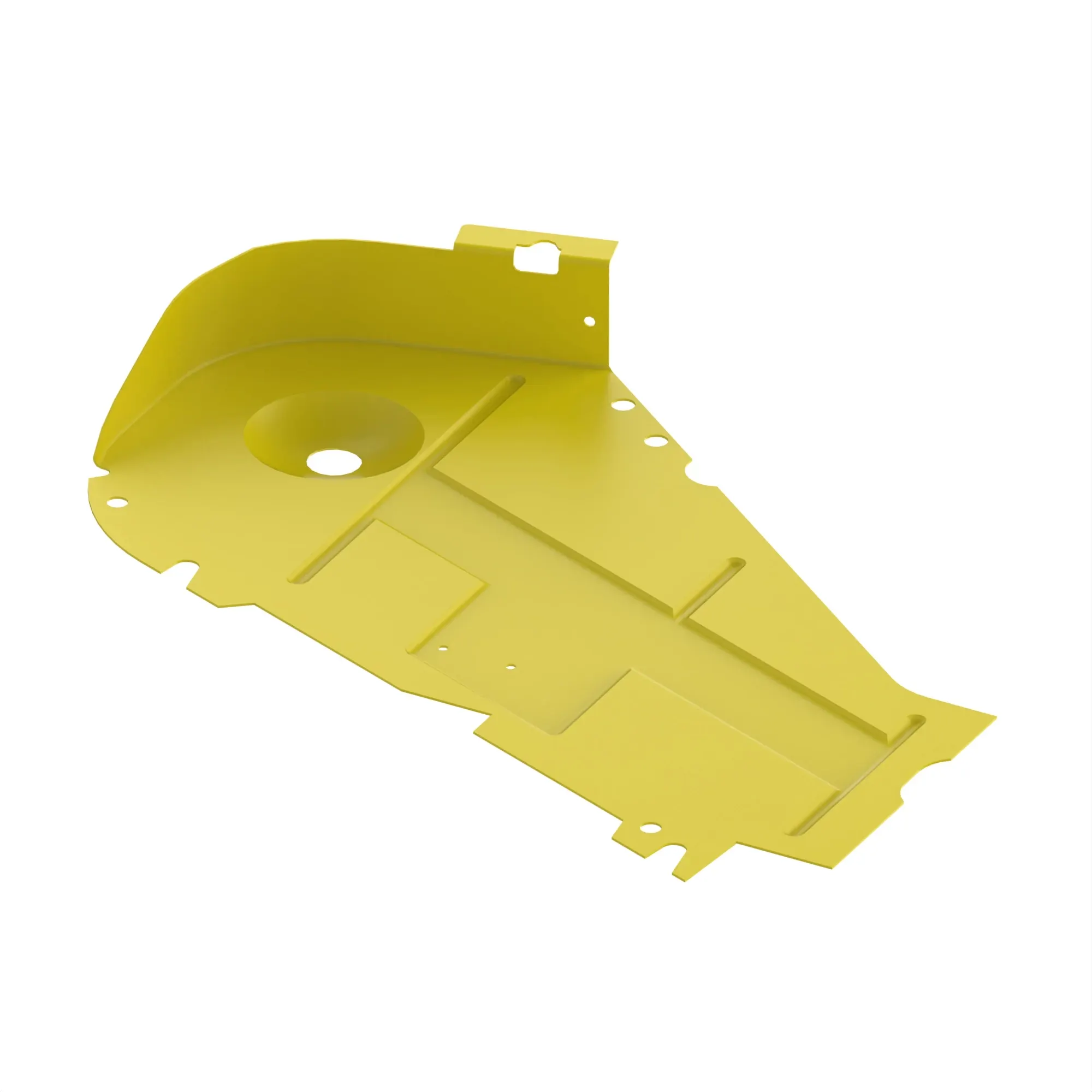 SHIELD, LH DECK (YELLOW)