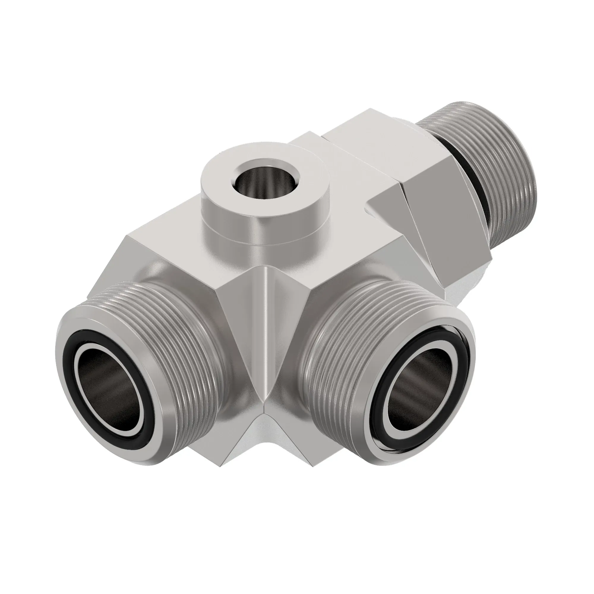 John Deere Straight Threaded Run Tee Fitting - AT345044