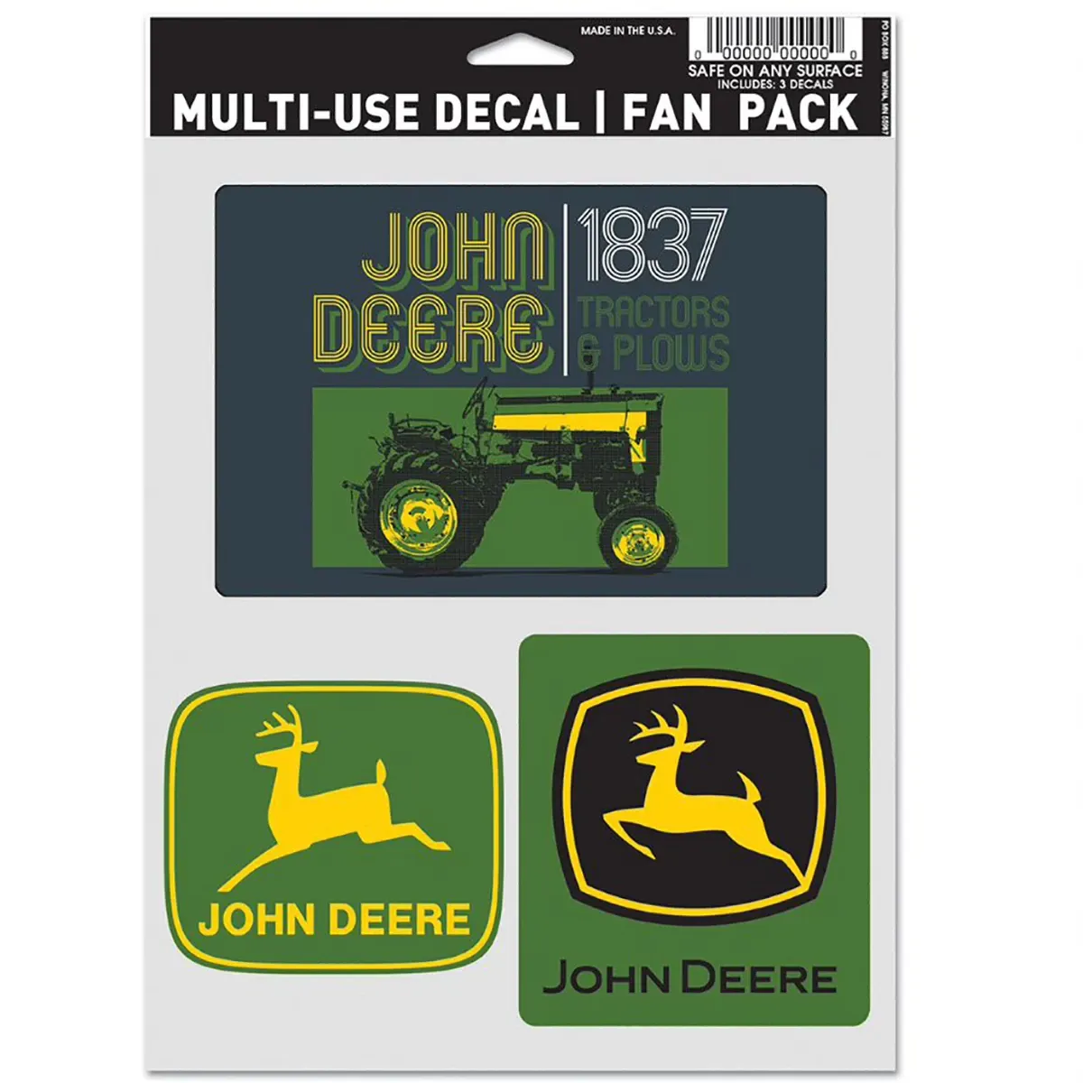 "3 Pack Sign and Logo Decal Set"