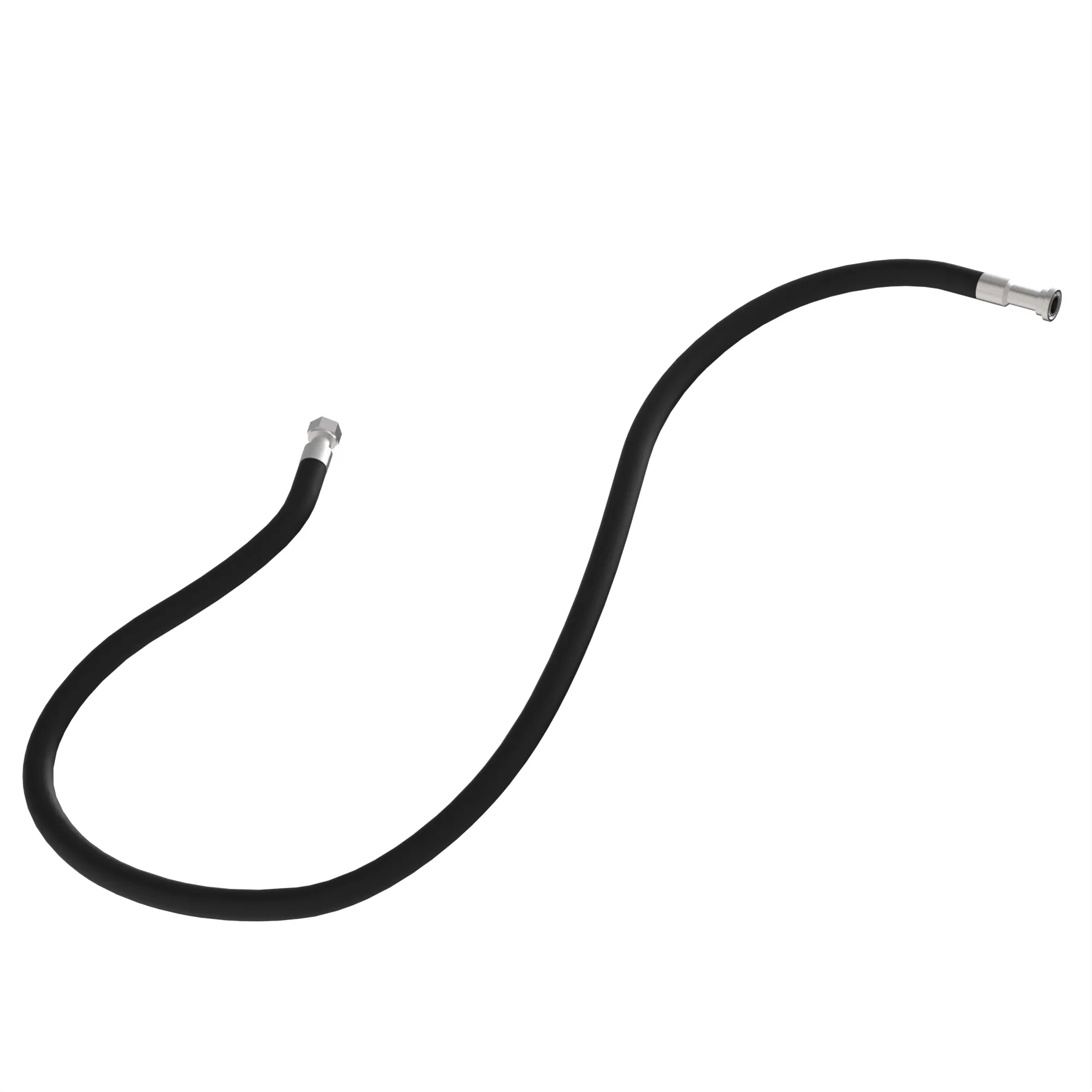 John Deere Harvester Head Pressure Hydraulic Hose - F075388