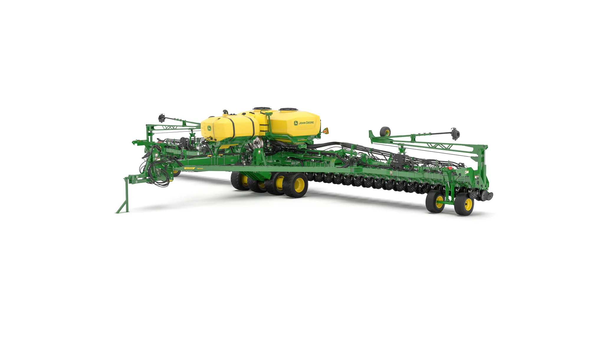 Studio rendering with front left view of DB60 36R planter.