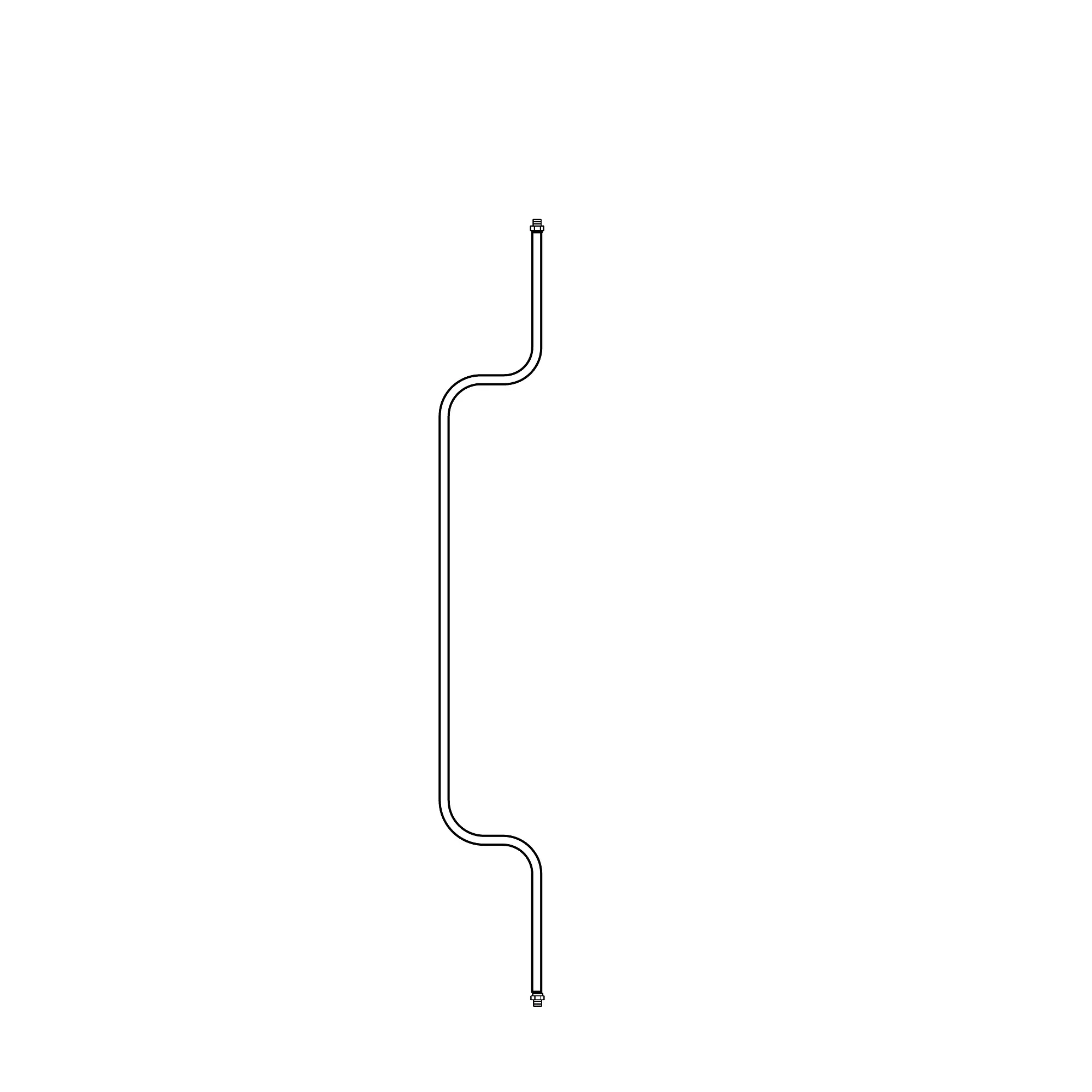 Hose, HYD. Ret & Press Tool to Trac