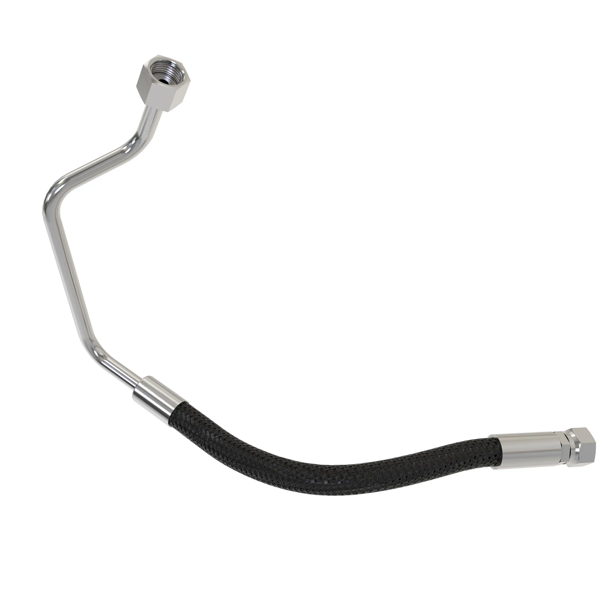 John Deere Cab Suspension Oil Line, Right Side - RE571333