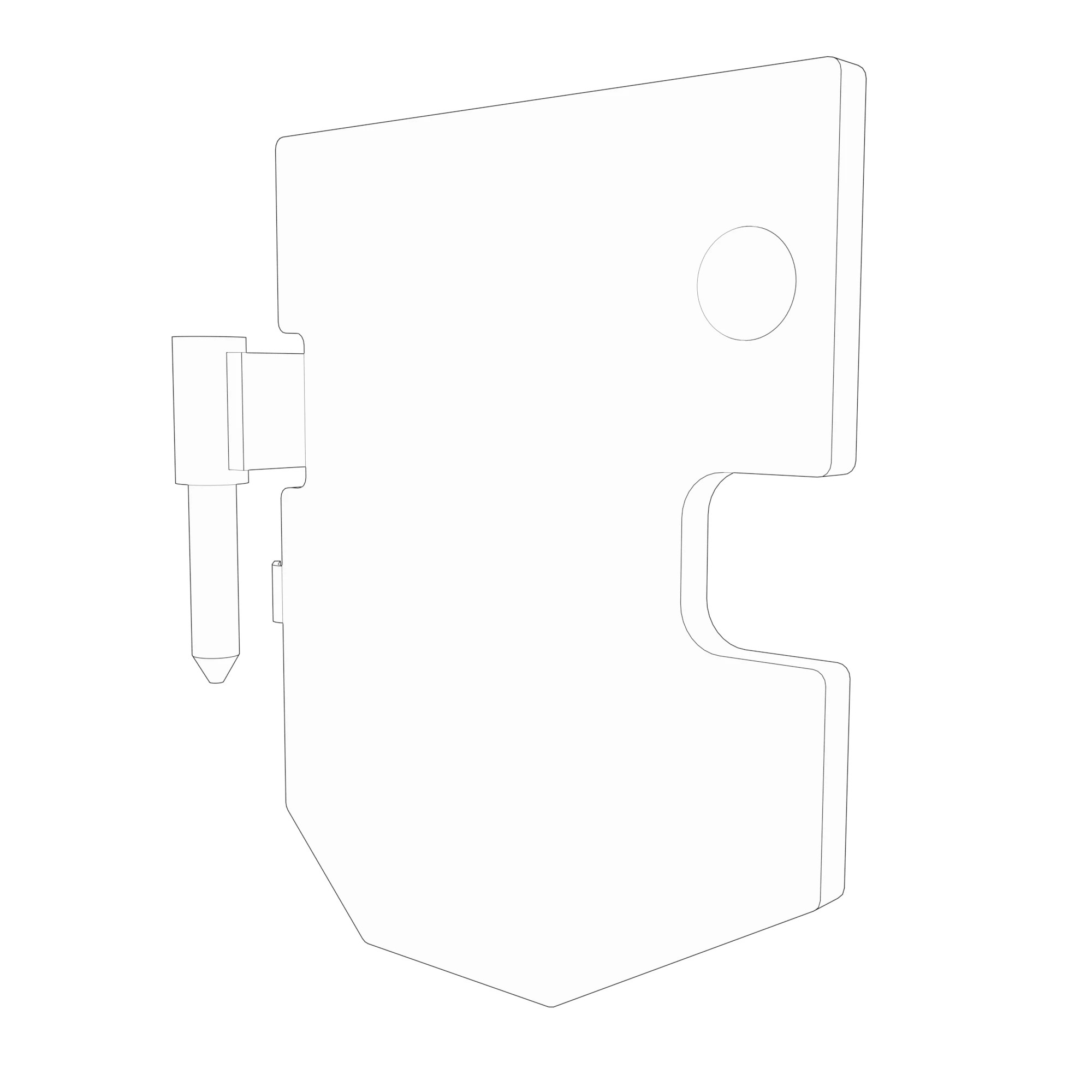 DOOR, FUEL ACCESS W/ LOCK