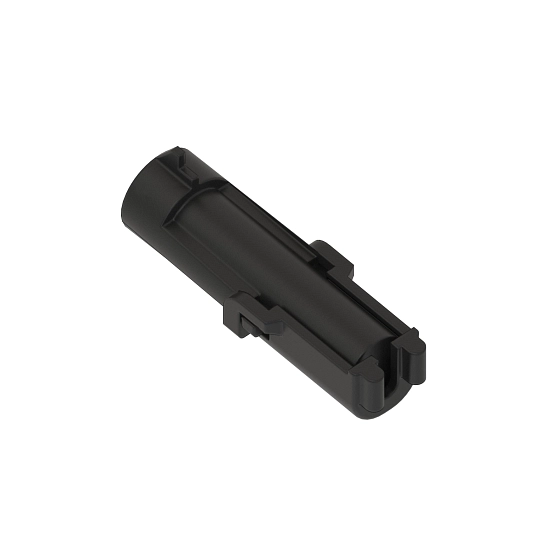 John Deere Black Electrical Connector Assembly, 1 Cavities - R78052