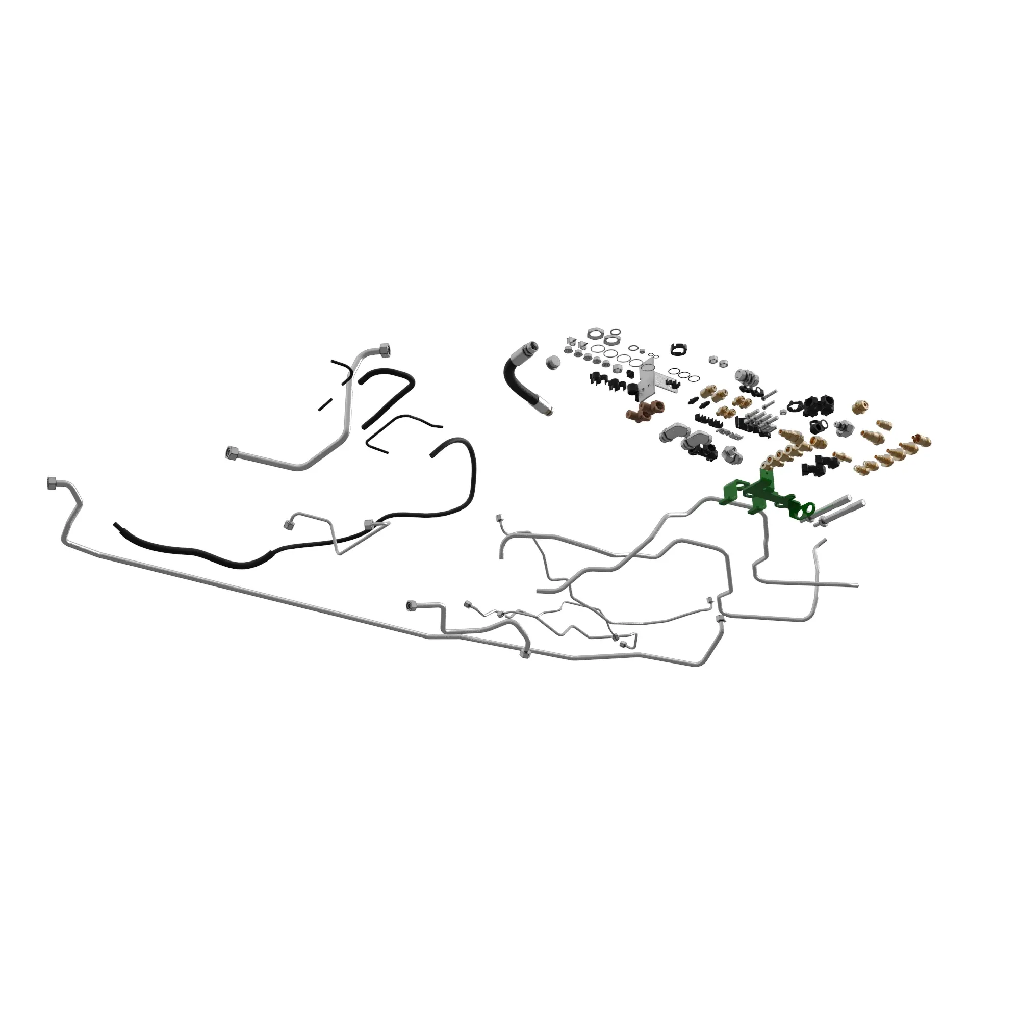 BL16621; Brake Line; Brake Line for Supply and Bleeding plus Bracket; MHM1894; 8751