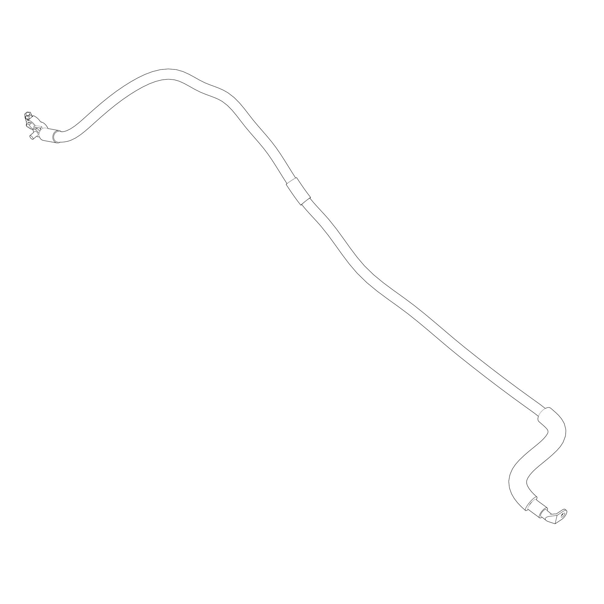 John Deere Positive Battery Cable, Length 1770 mm - AL228611