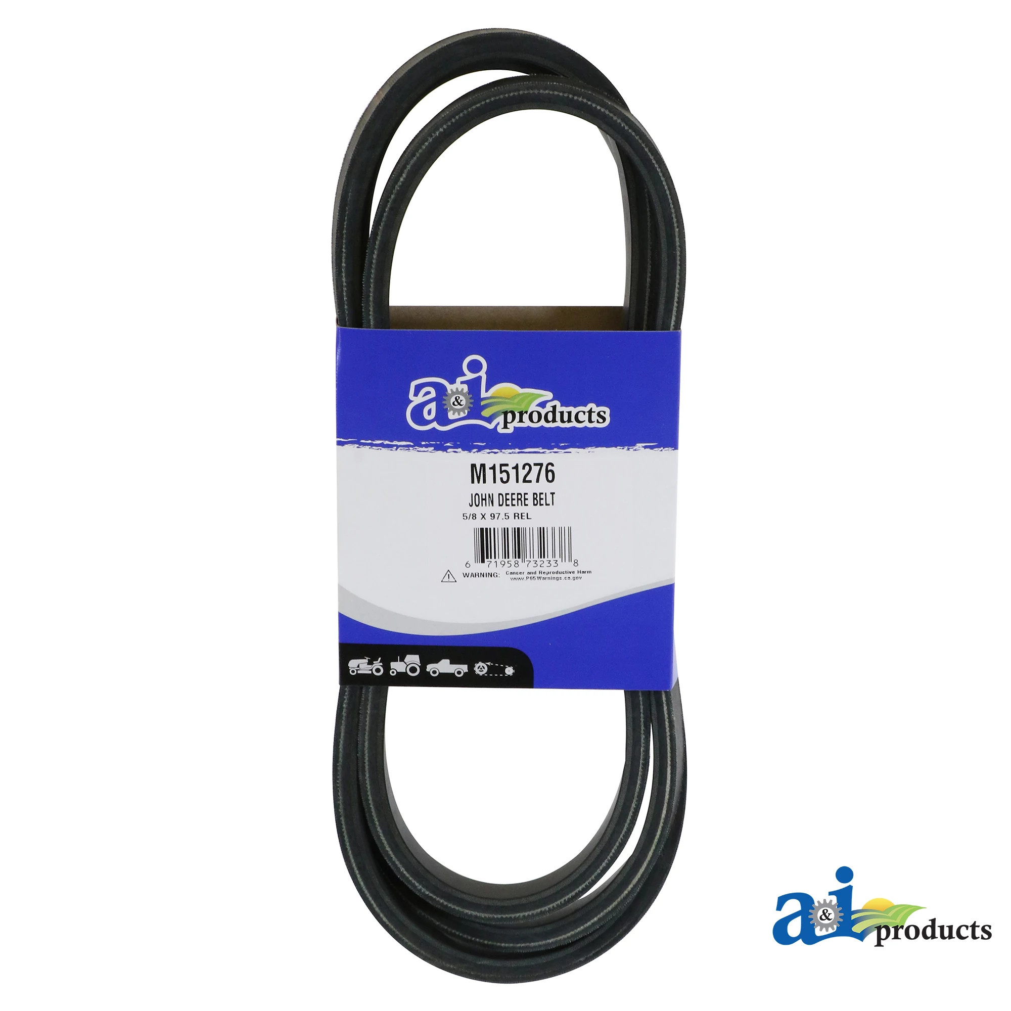 A&I Products Powertrain Drive V-Belt, Effective Length 2468 mm (97.2 inch) - A-M151276