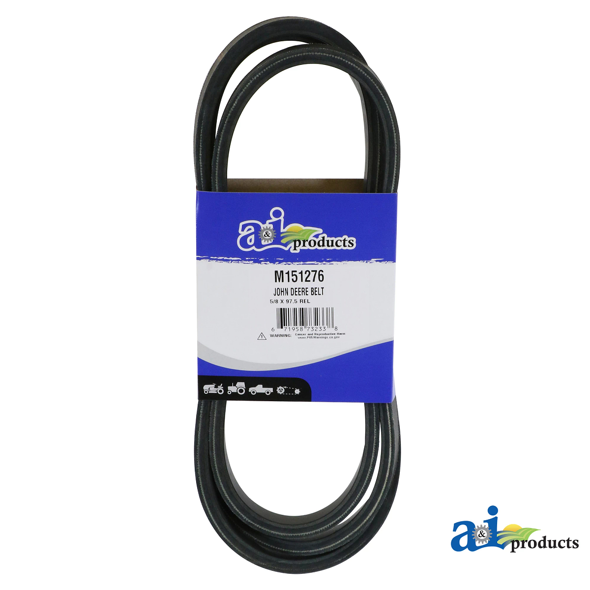 A&I Products Powertrain Drive V-Belt, Effective Length 2468 mm (97.2 inch) - A-M151276