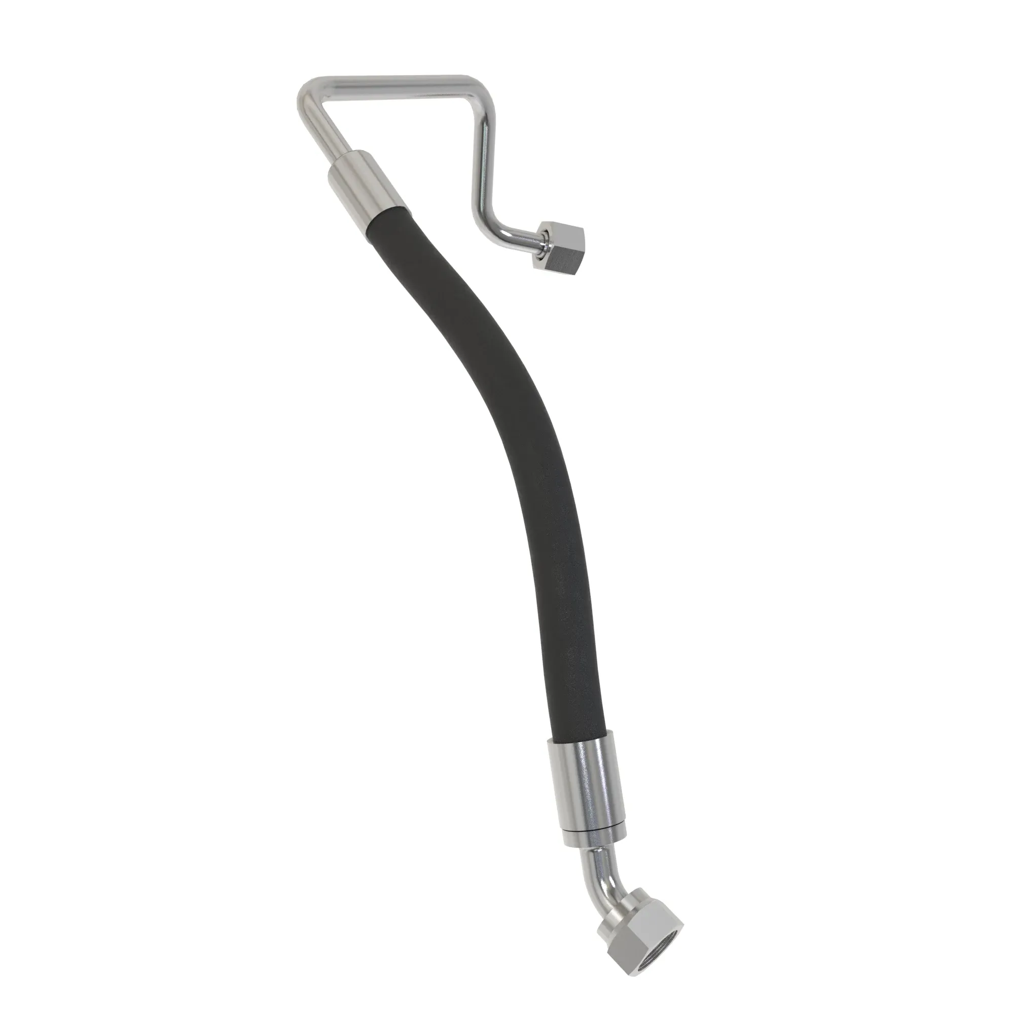 John Deere Cab Suspension RH Lower Oil Line - RE571334