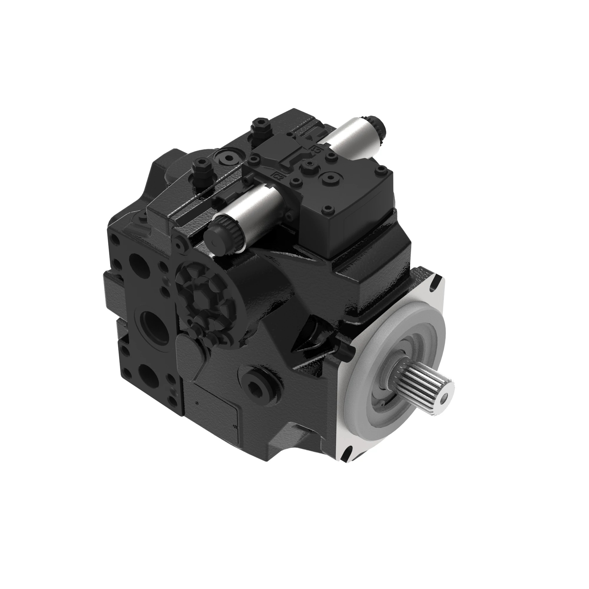 John Deere Picking Unit Drive RH Hydraulic Pump, 68 cc/rev - AKK26390