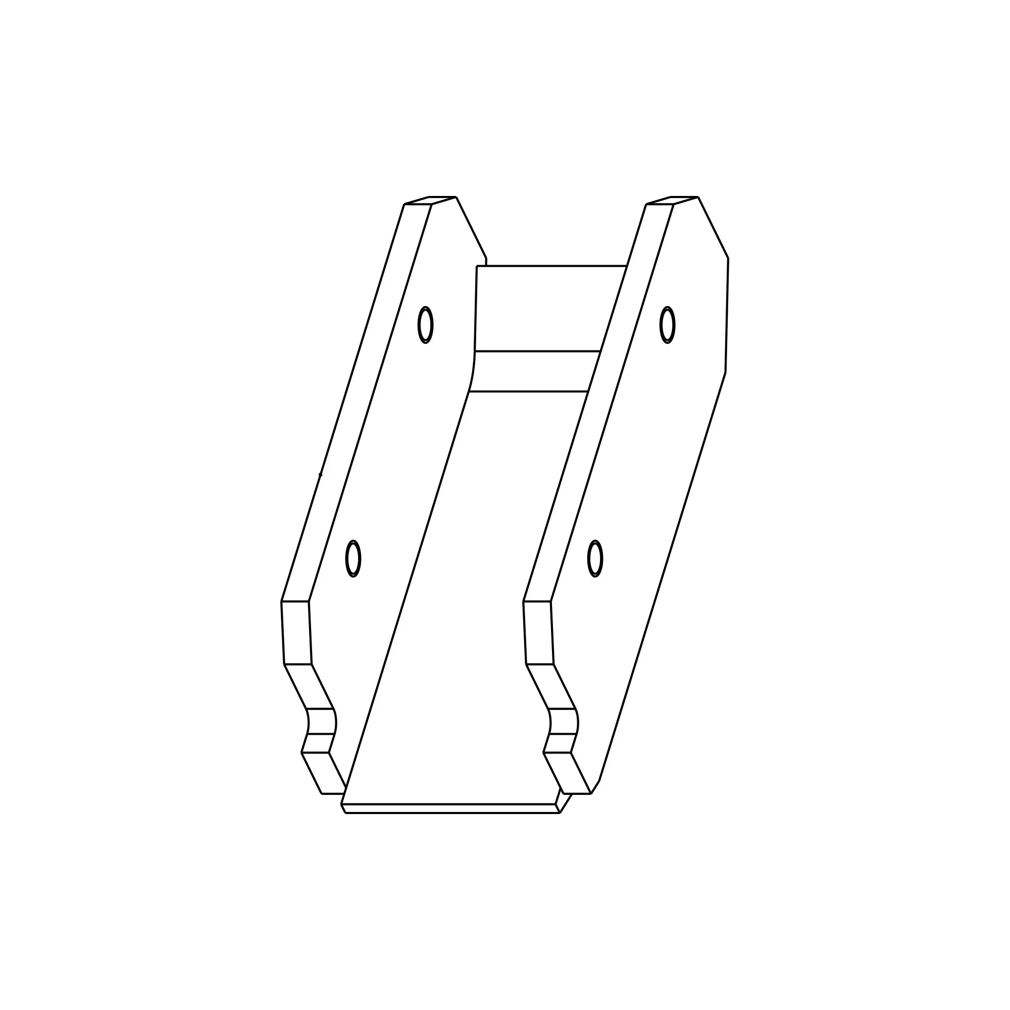 John Deere Gliding Plate, Upper Section - F656256