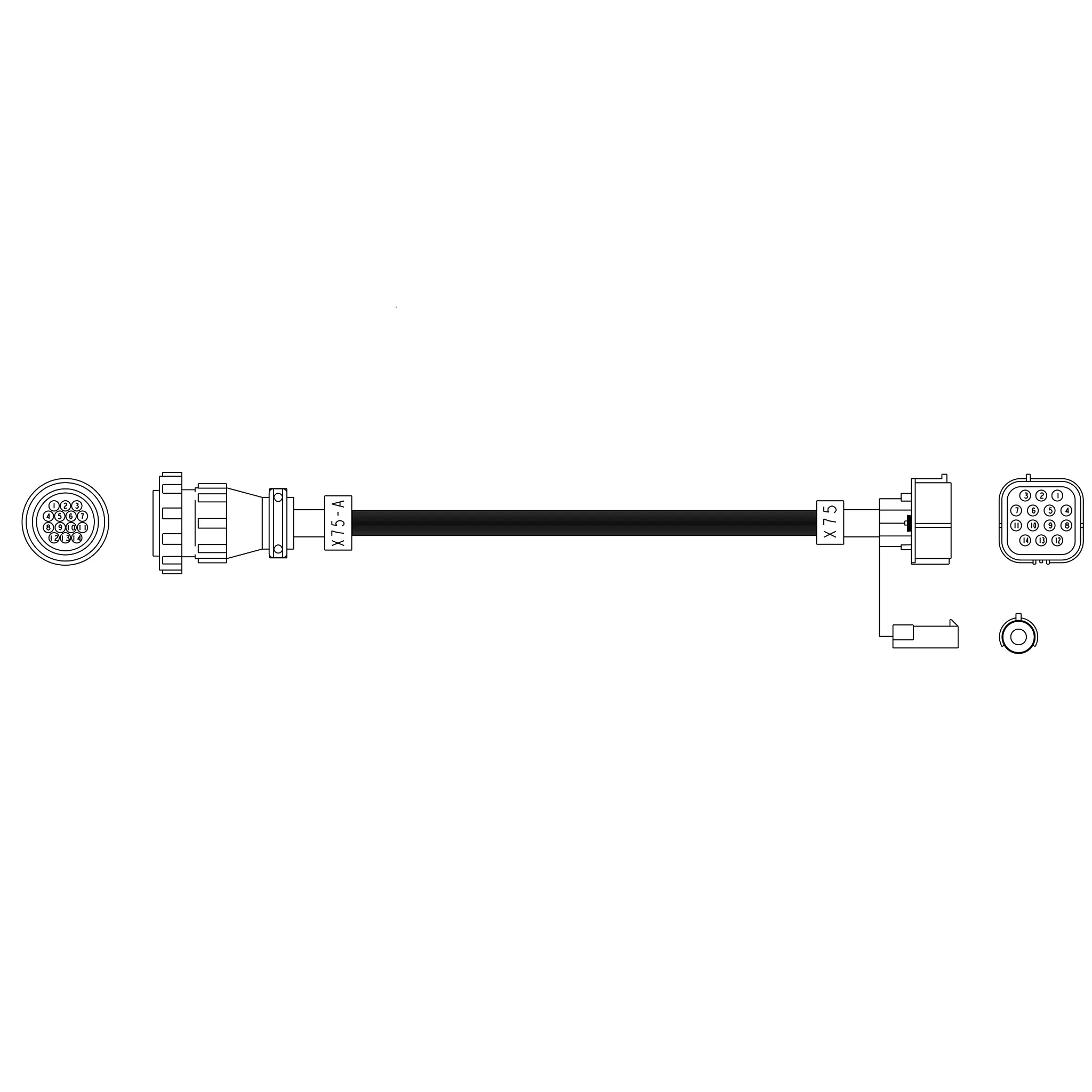 John Deere Adaptor Wiring Harness - DQ68493