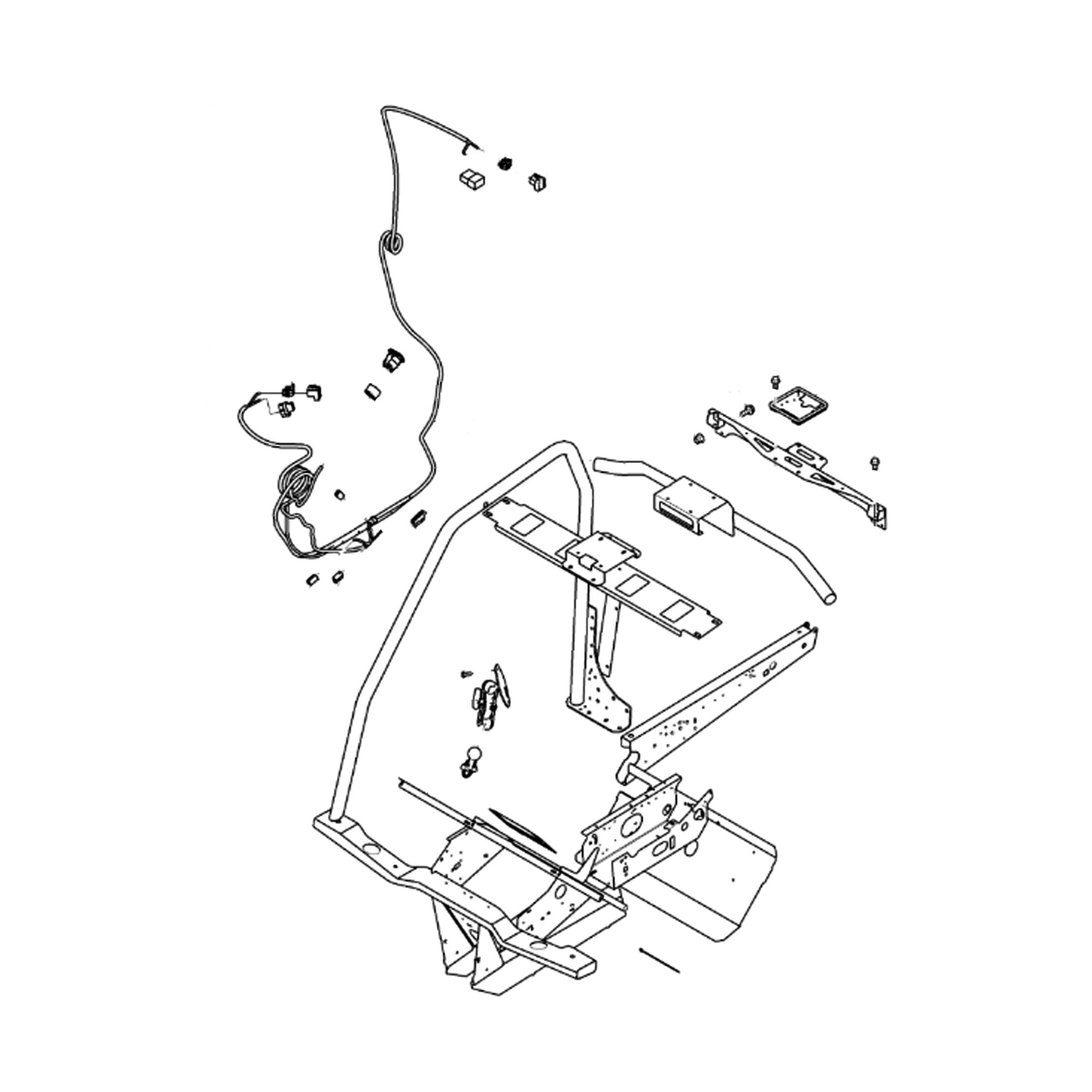John Deere Frame Mounting - BM25589
