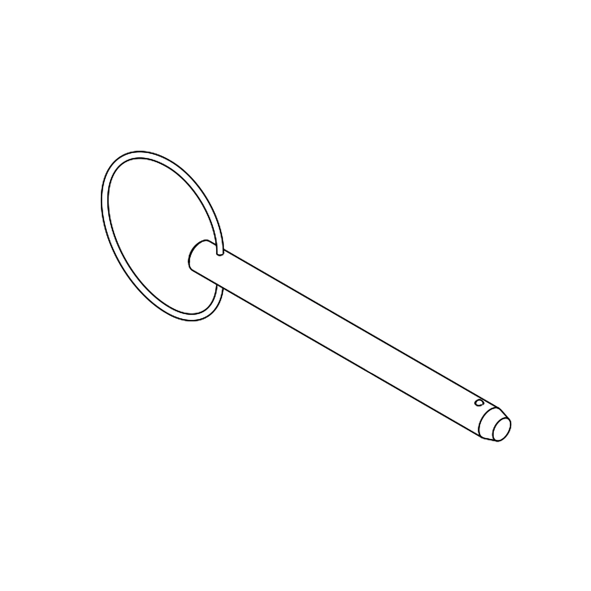John Deere Detent Ball Ring Pin with Handle - LVA20798
