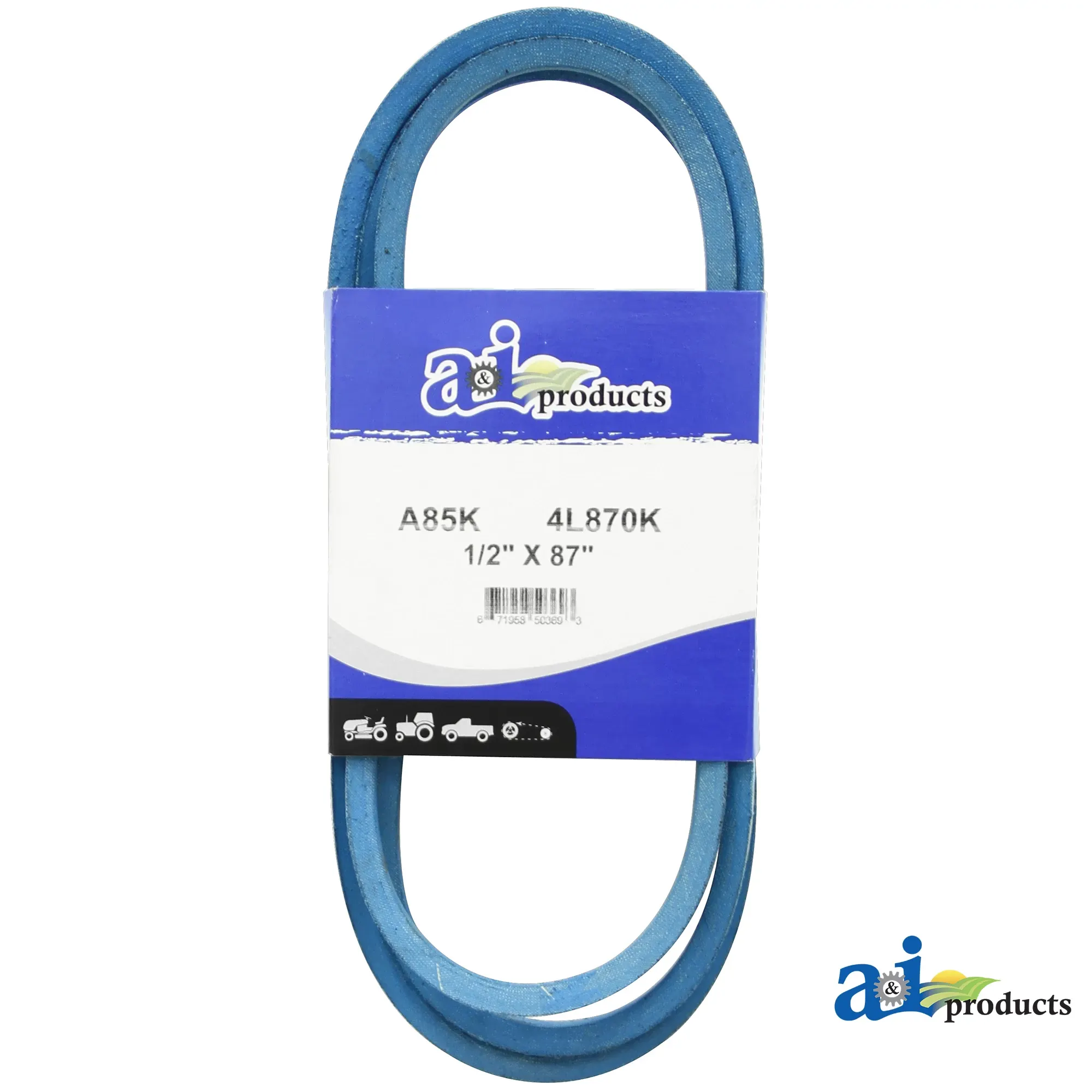 A&I Products HA Section Mower Deck Drive V-Belt, Effective Length 2210 mm (87 inch) - A-A85K