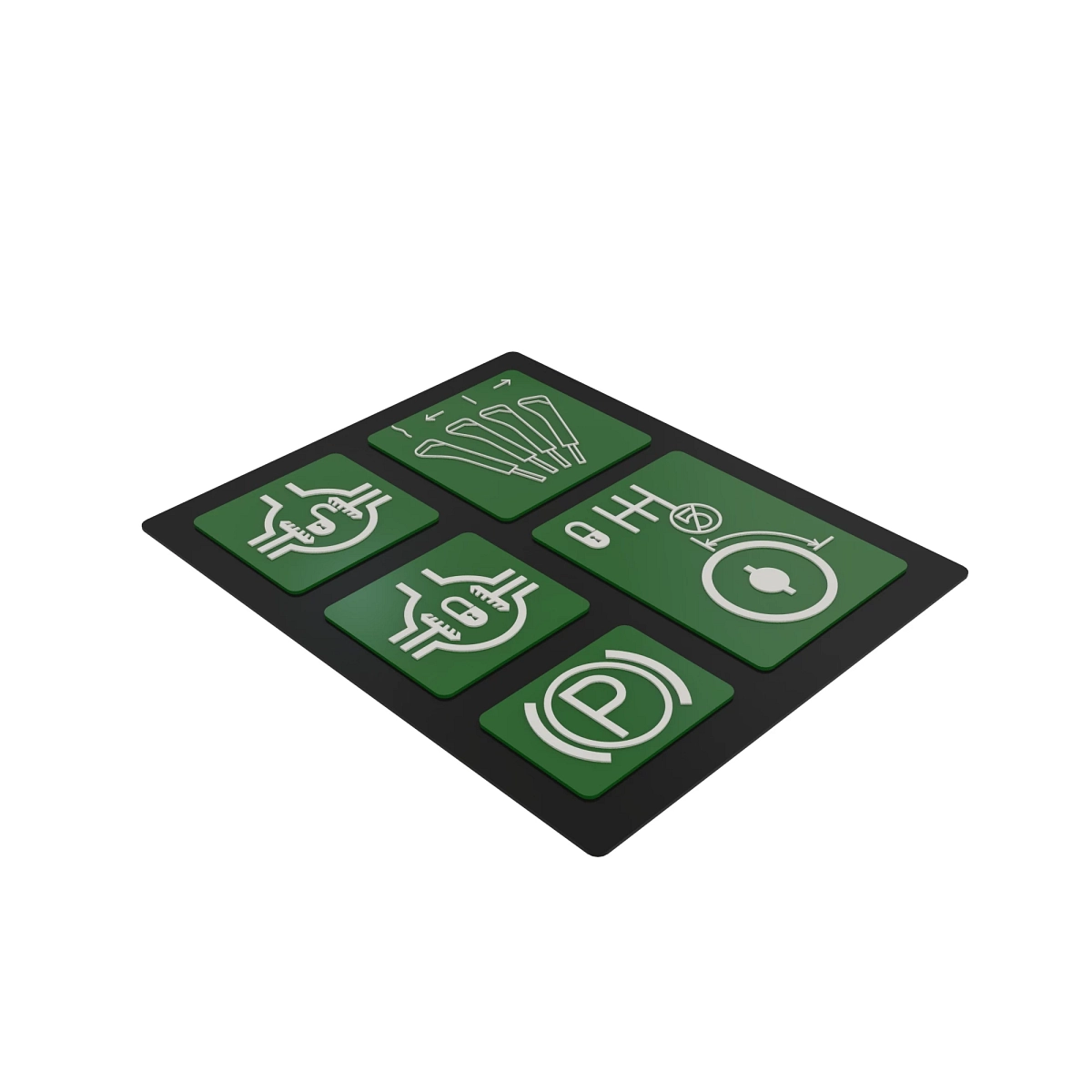 Label, Control Plate #