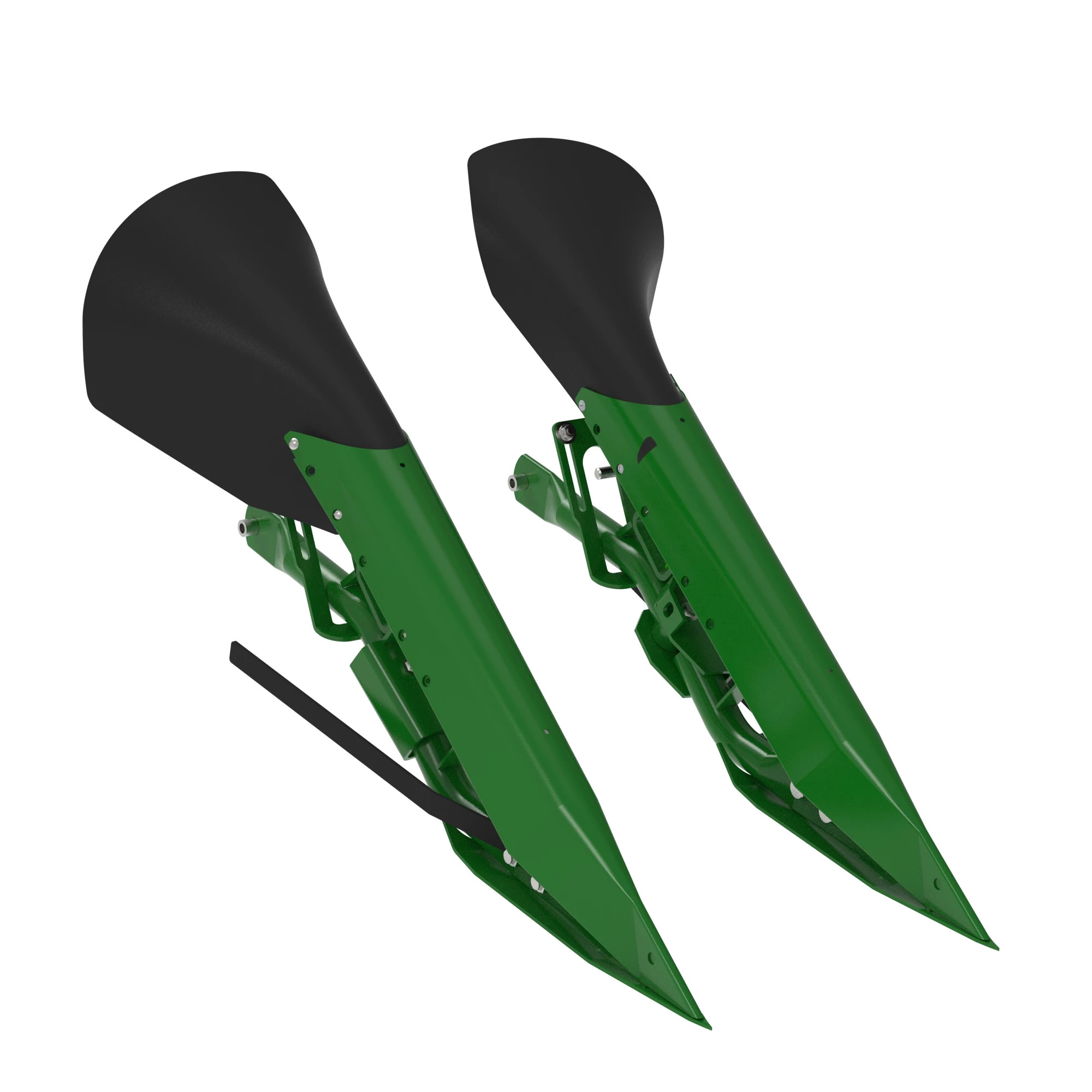 John Deere Long Foldable Steel Crop Divider Attachment with Side Knife Ready - BXE11371