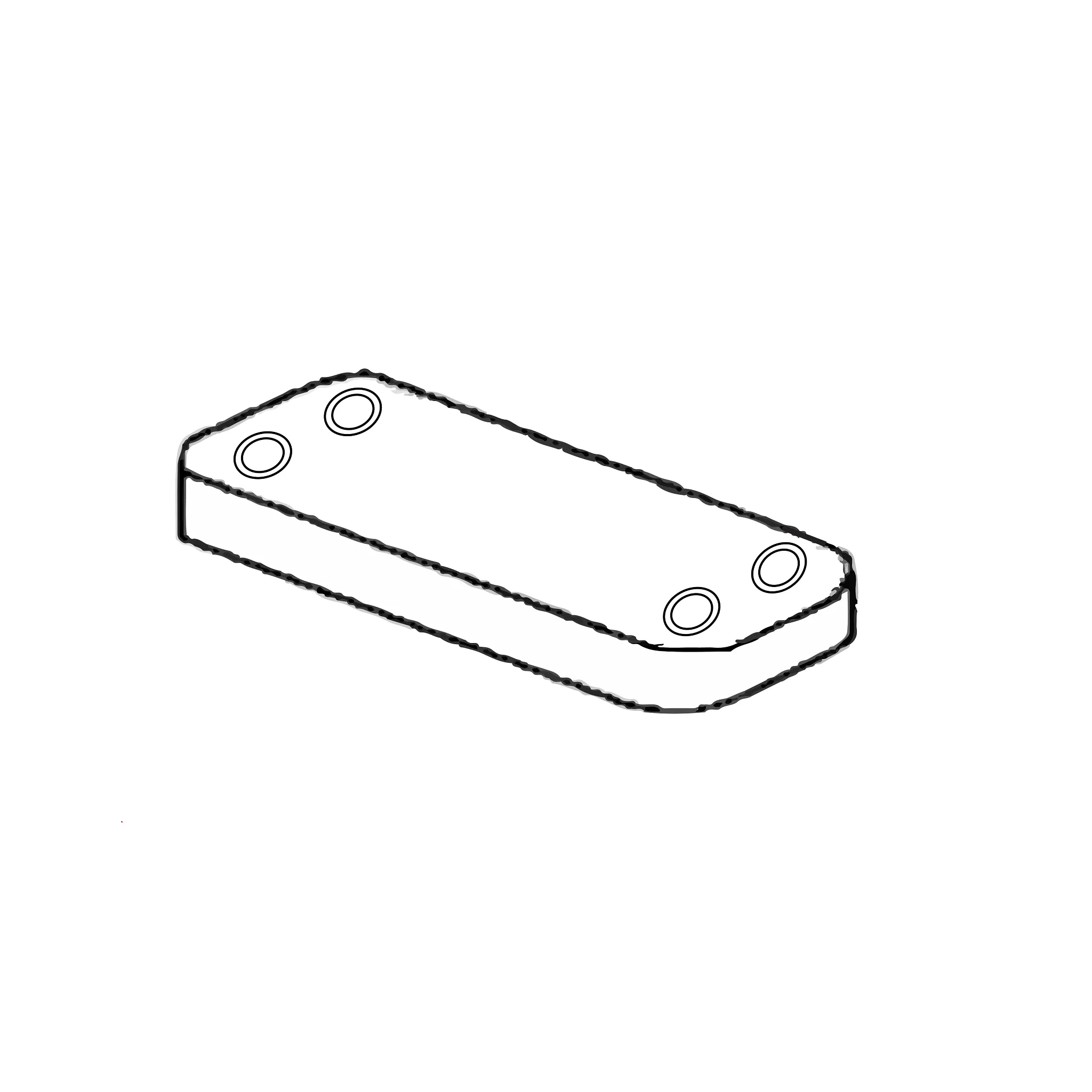 John Deere Upper Roller Spacer - 4334245