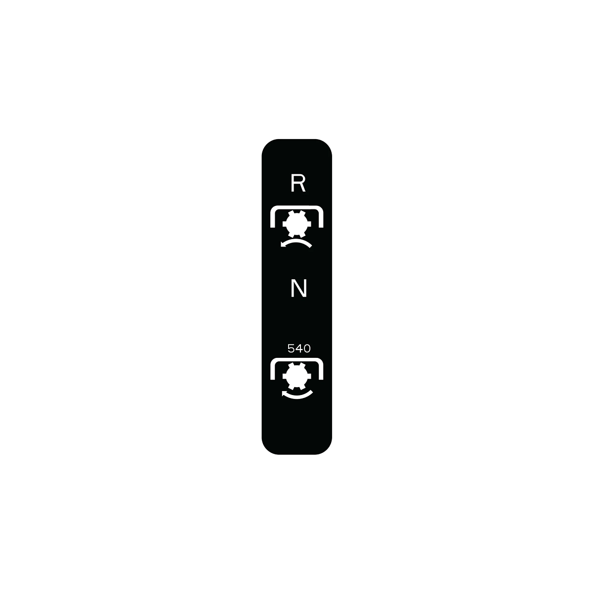 Label, Dual Clutch Rpto