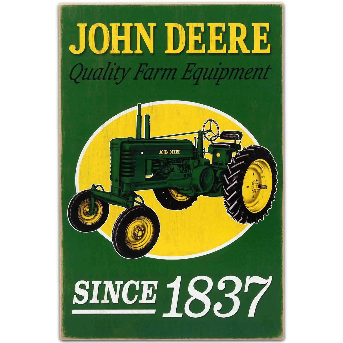 "Vintage John Deere Wood Sign"
