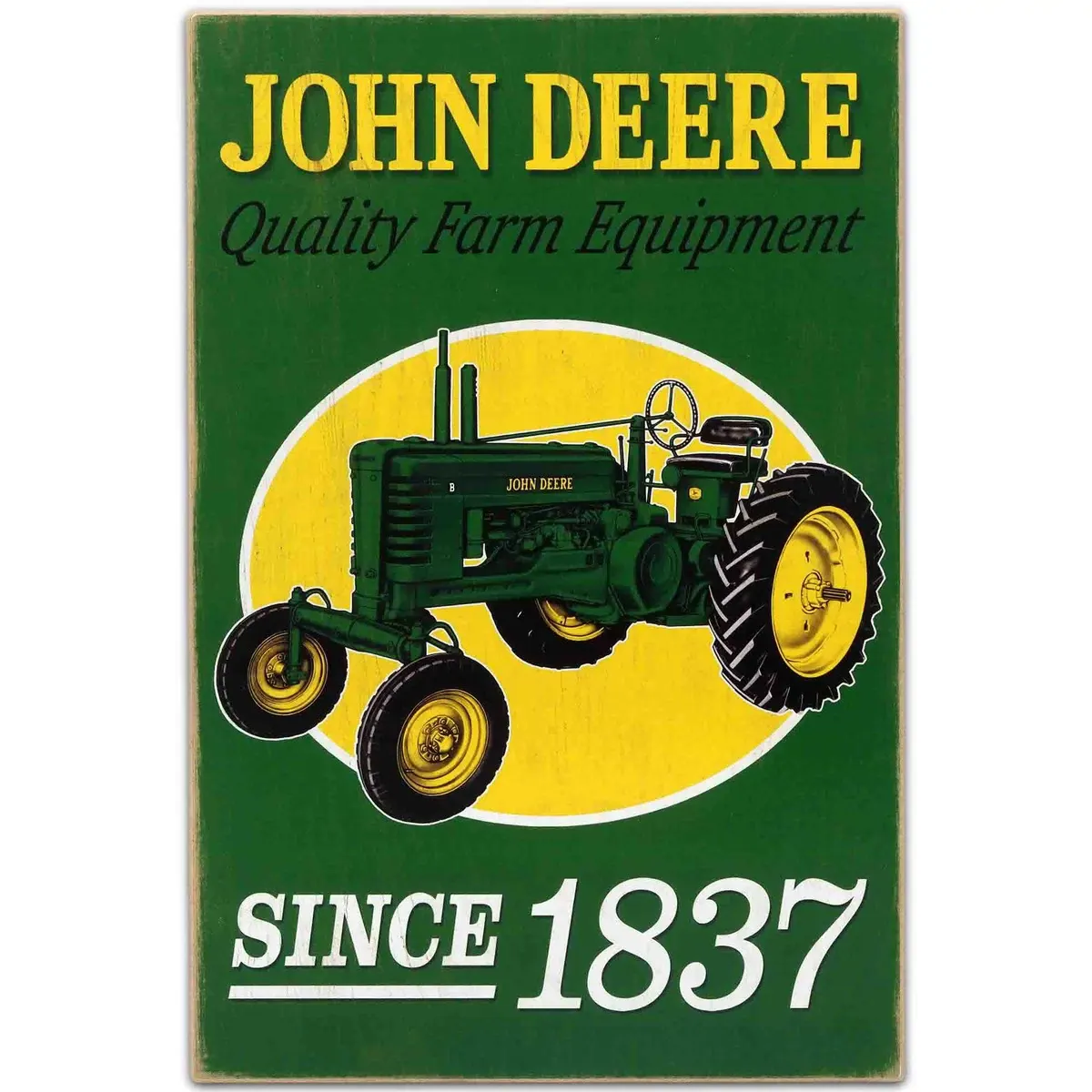"Vintage John Deere Wood Sign"