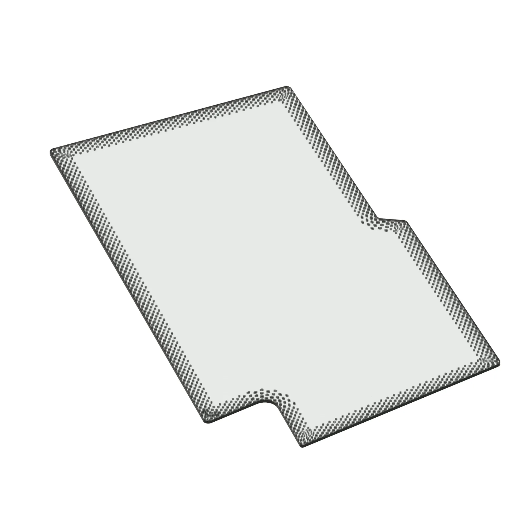 John Deere Upper Door Window - T424092