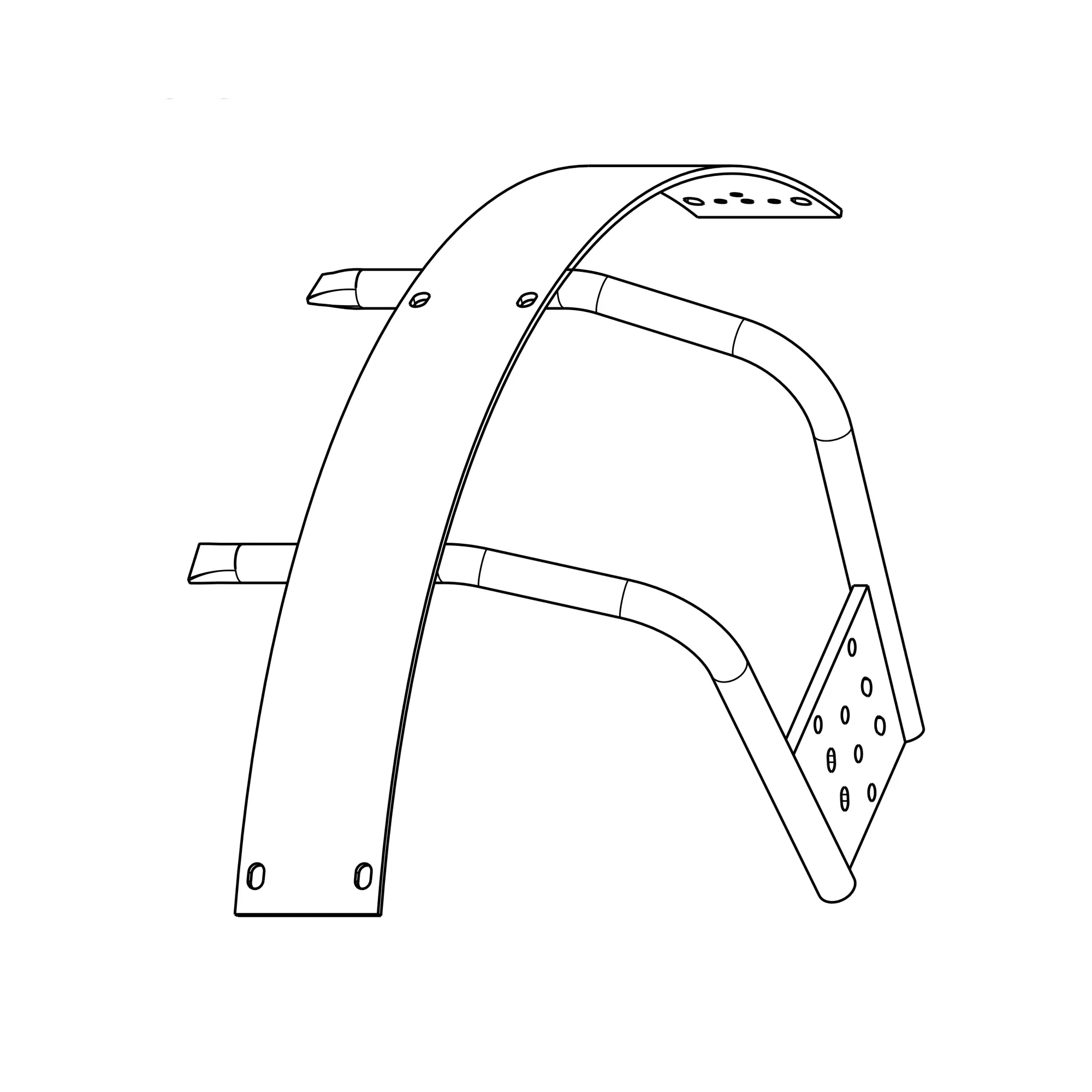 John Deere Front Fender Support, Right Side  - SJ20781