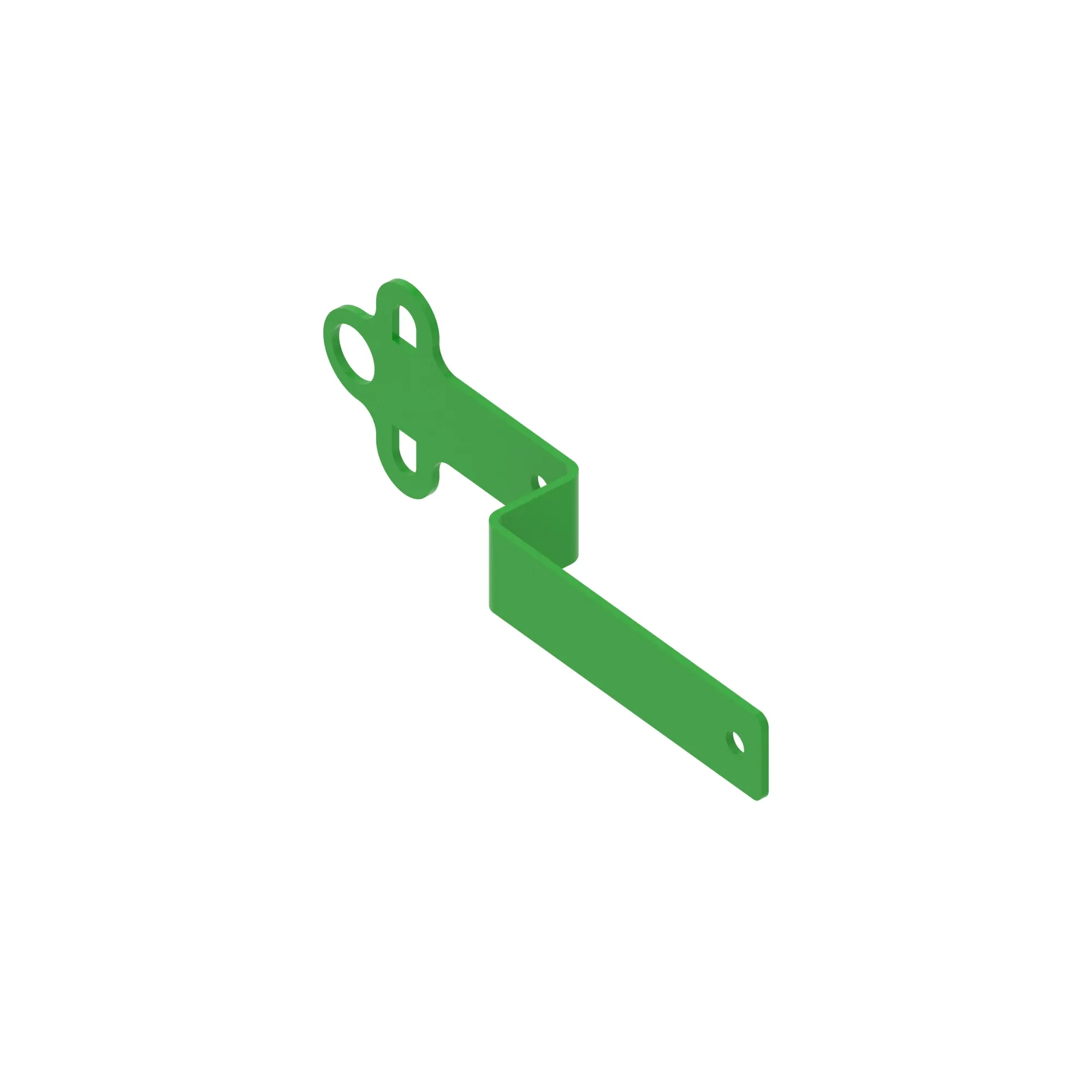 John Deere Tailings Trough Bracket, Left Side - H233070