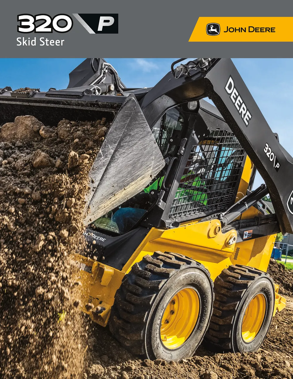 320 P-Tier Skid Steer Brochure cover