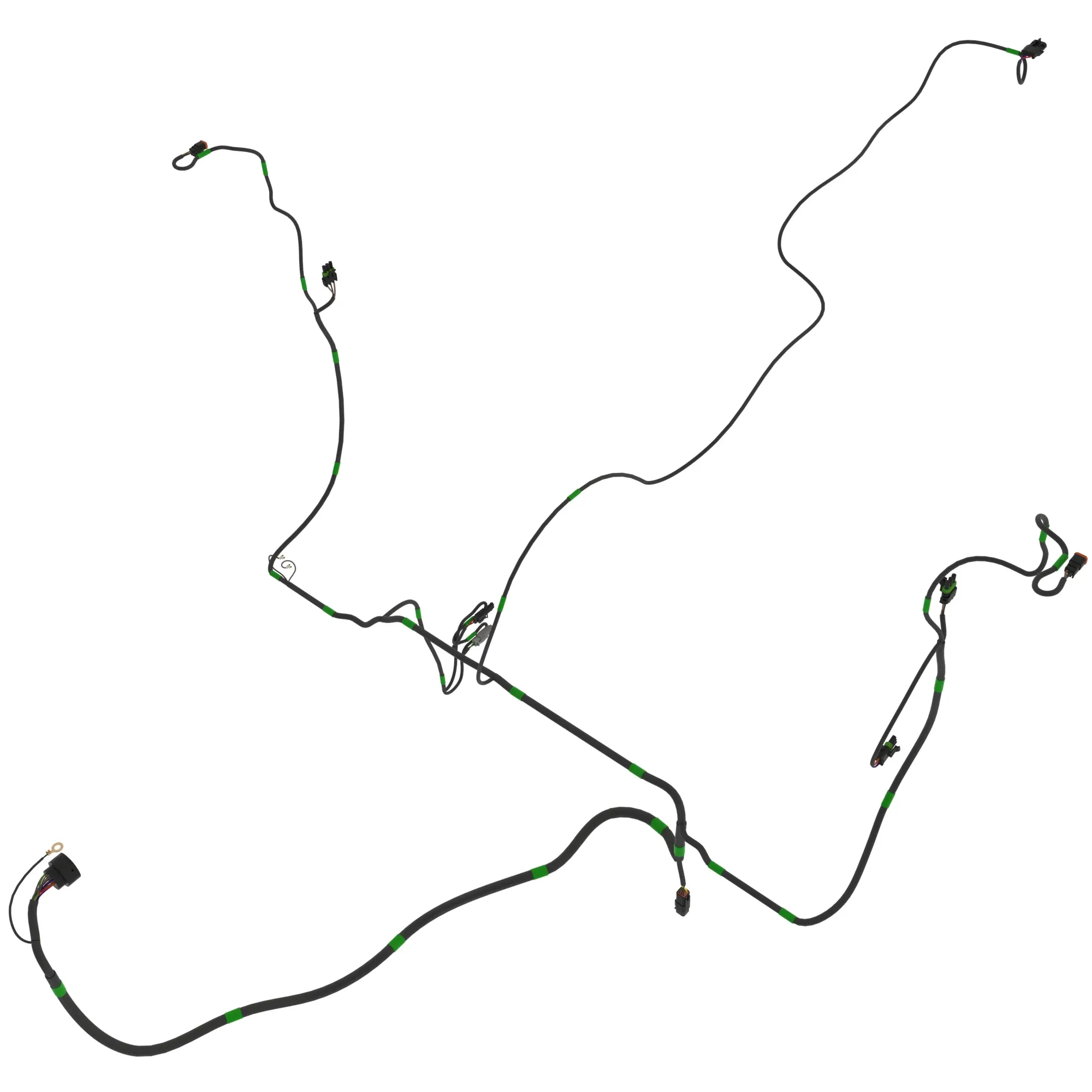 John Deere Loader Frame Chassis Wiring Harness - AT500156